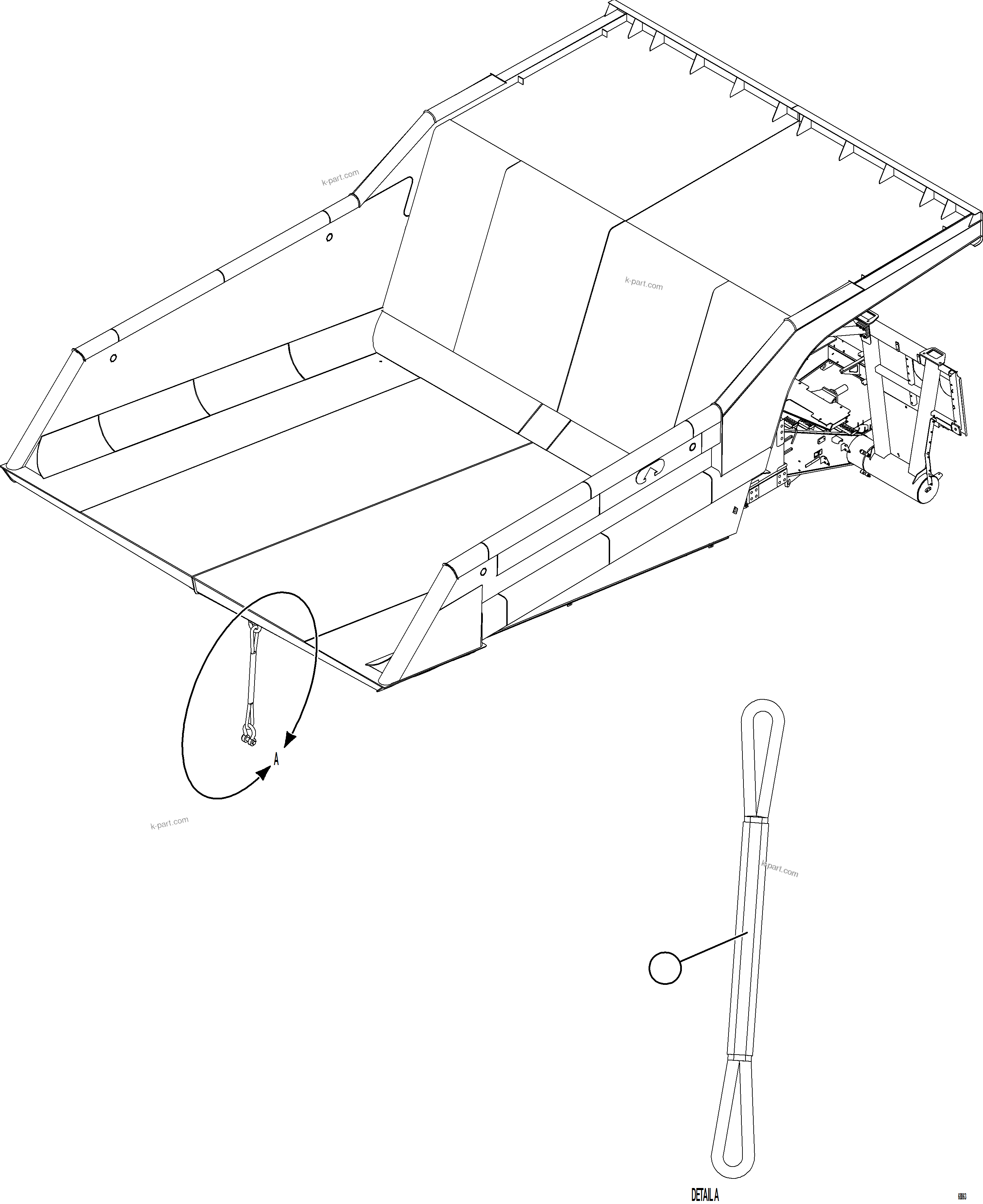 Komatsu parts book diagram for AFE78-S 930E-5 S/N A40078 - A40079  BOLIDEN: SHIP LOOSE, EU SPECIFIC