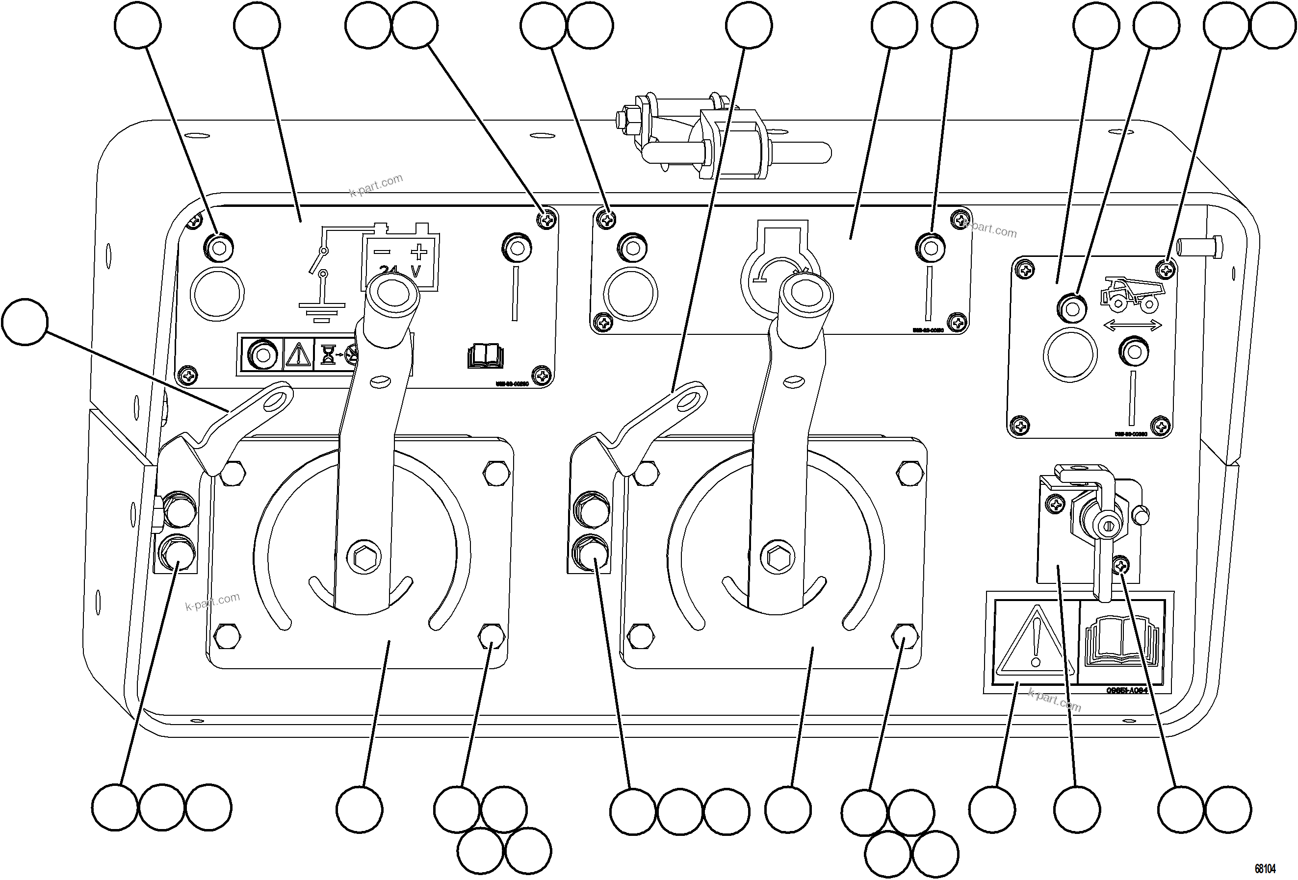Komatsu parts book diagram for AFE78-S 930E-5 S/N A40078 - A40079  BOLIDEN: ISOLATION BOX    1/3