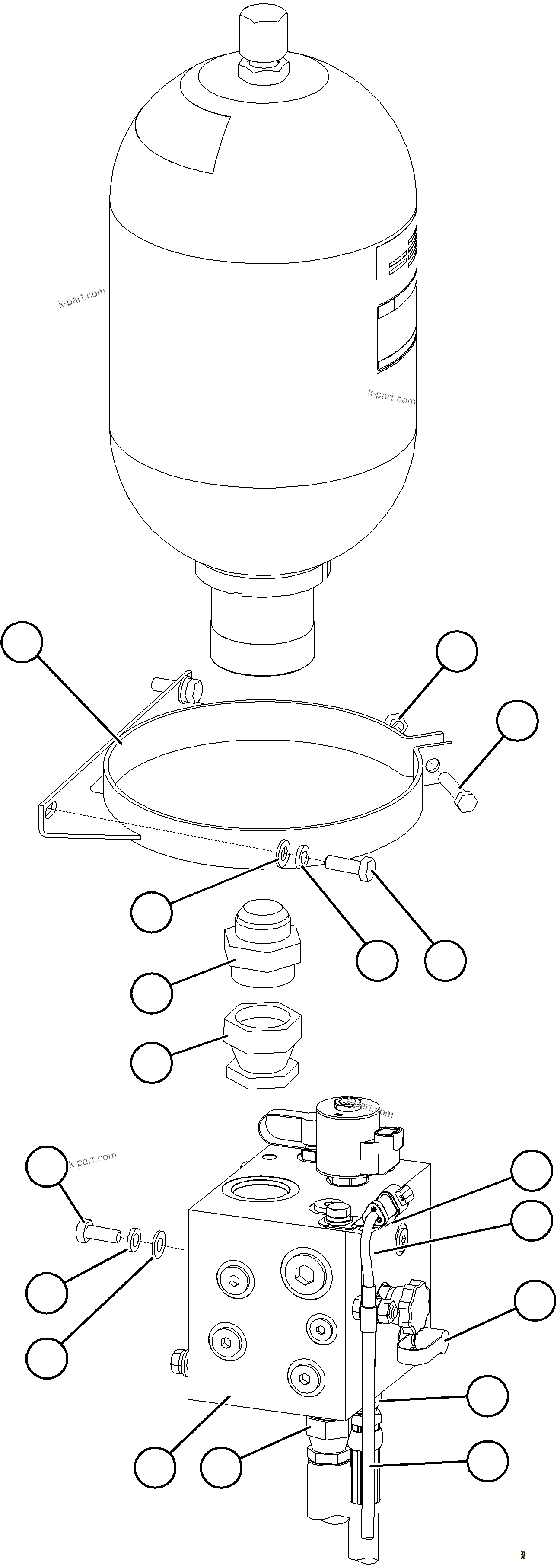 Komatsu parts book diagram for AFE78-S 930E-5 S/N A40078 - A40079  BOLIDEN: AUXILIARY HYDRAULIC SYSTEM    2/2