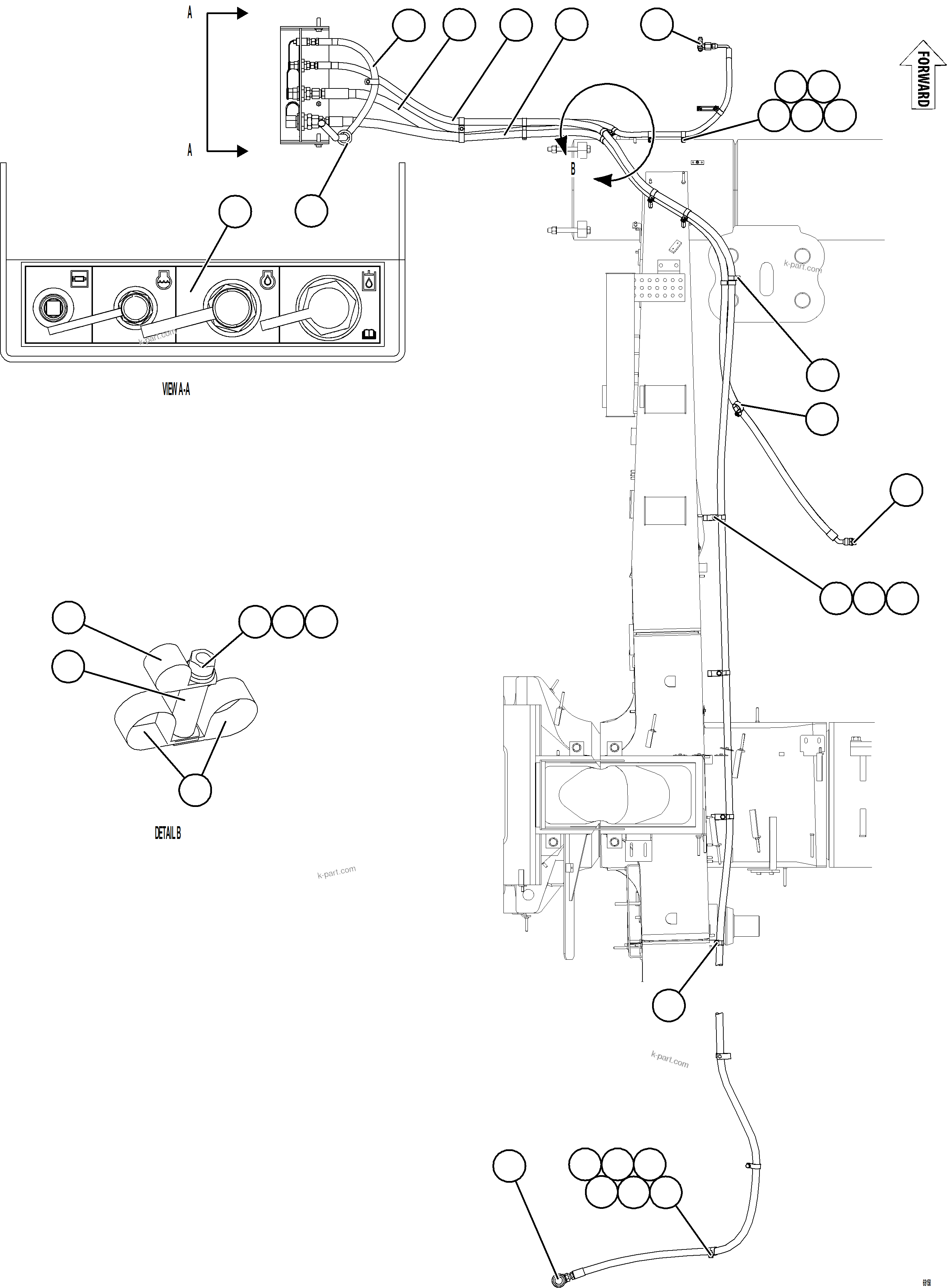 Komatsu parts book diagram for AFE78-S 930E-5 S/N A40078 - A40079  BOLIDEN: REMOTE SERVICE CENTER    1/2