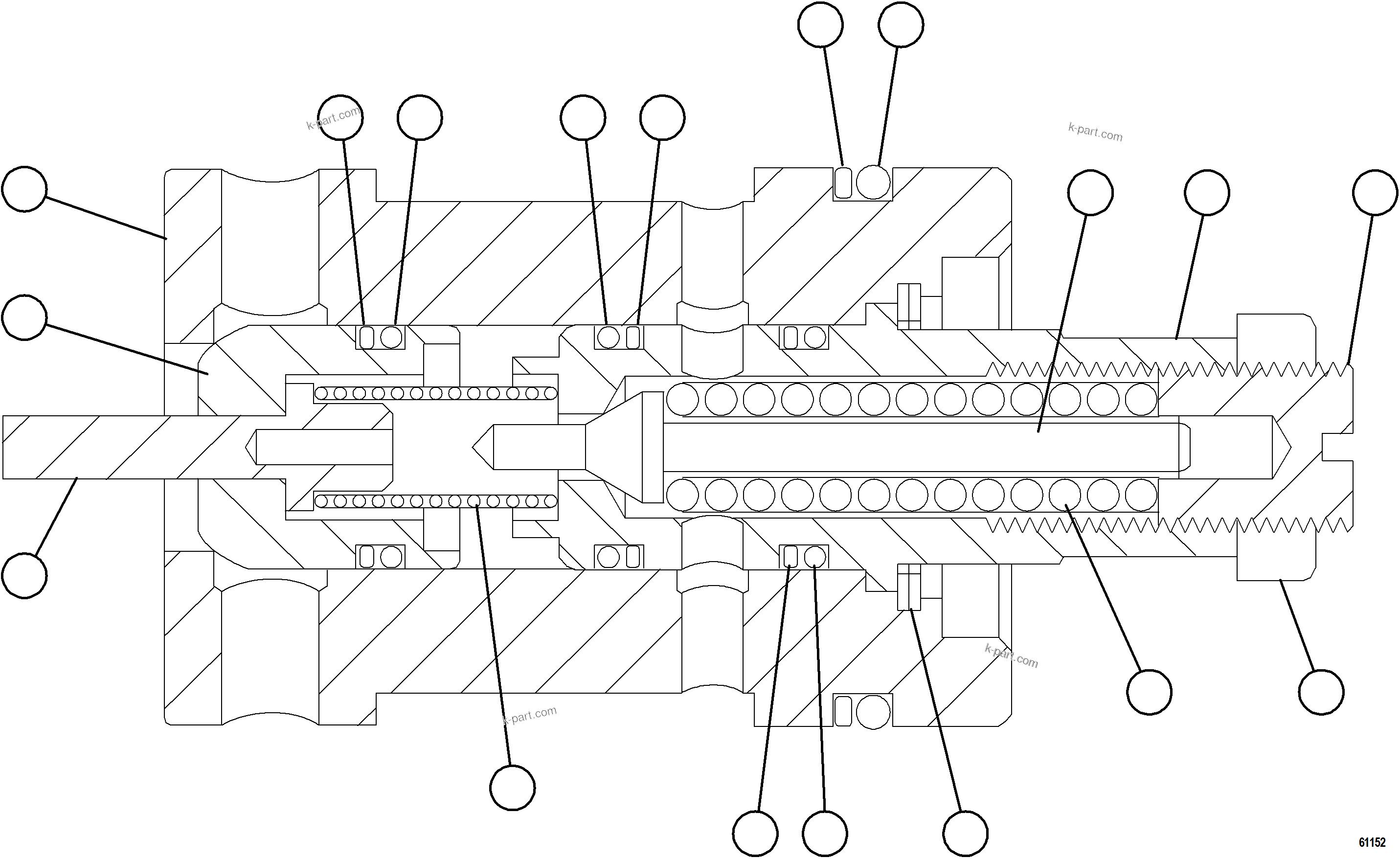 Komatsu parts book diagram for AFE78-X 930E-5 S/N A40089  IOCC: RELIEF VALVE ASSEMBLY    VE3567