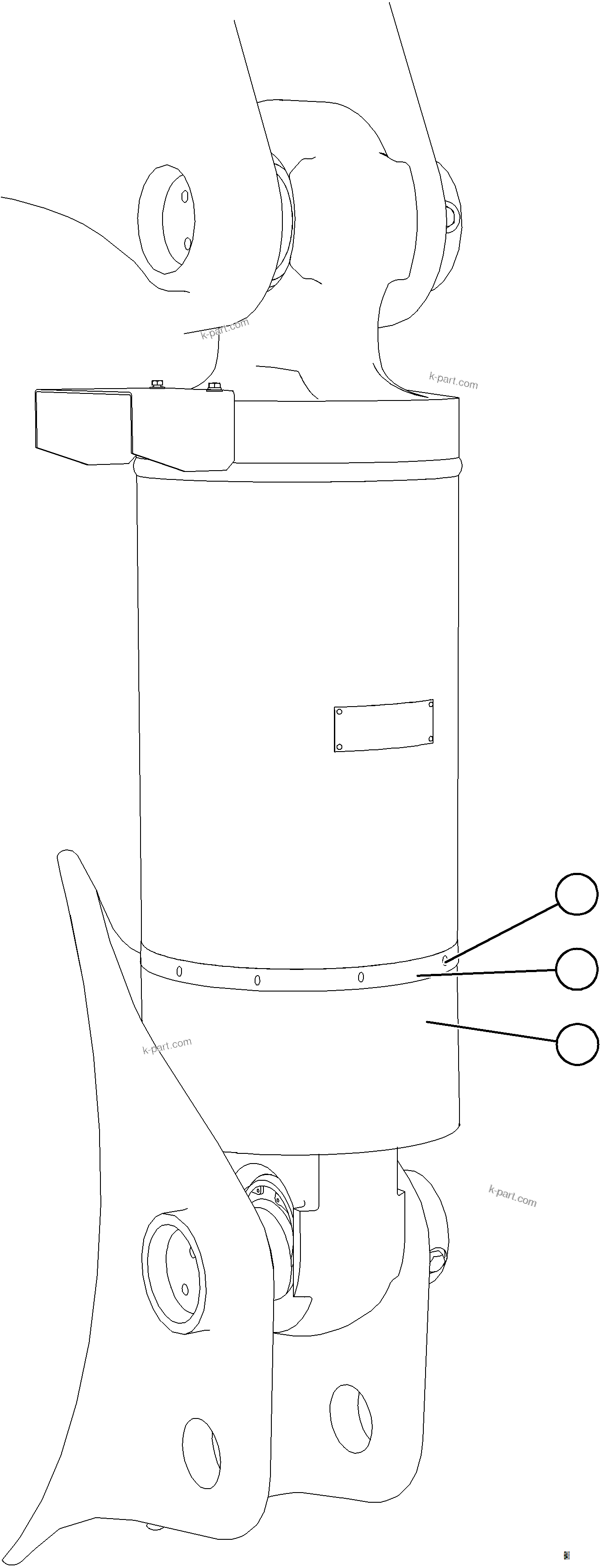 Komatsu parts book diagram for AFE78-X 930E-5 S/N A40089  IOCC: REAR SUSPENSION MUD FLAP