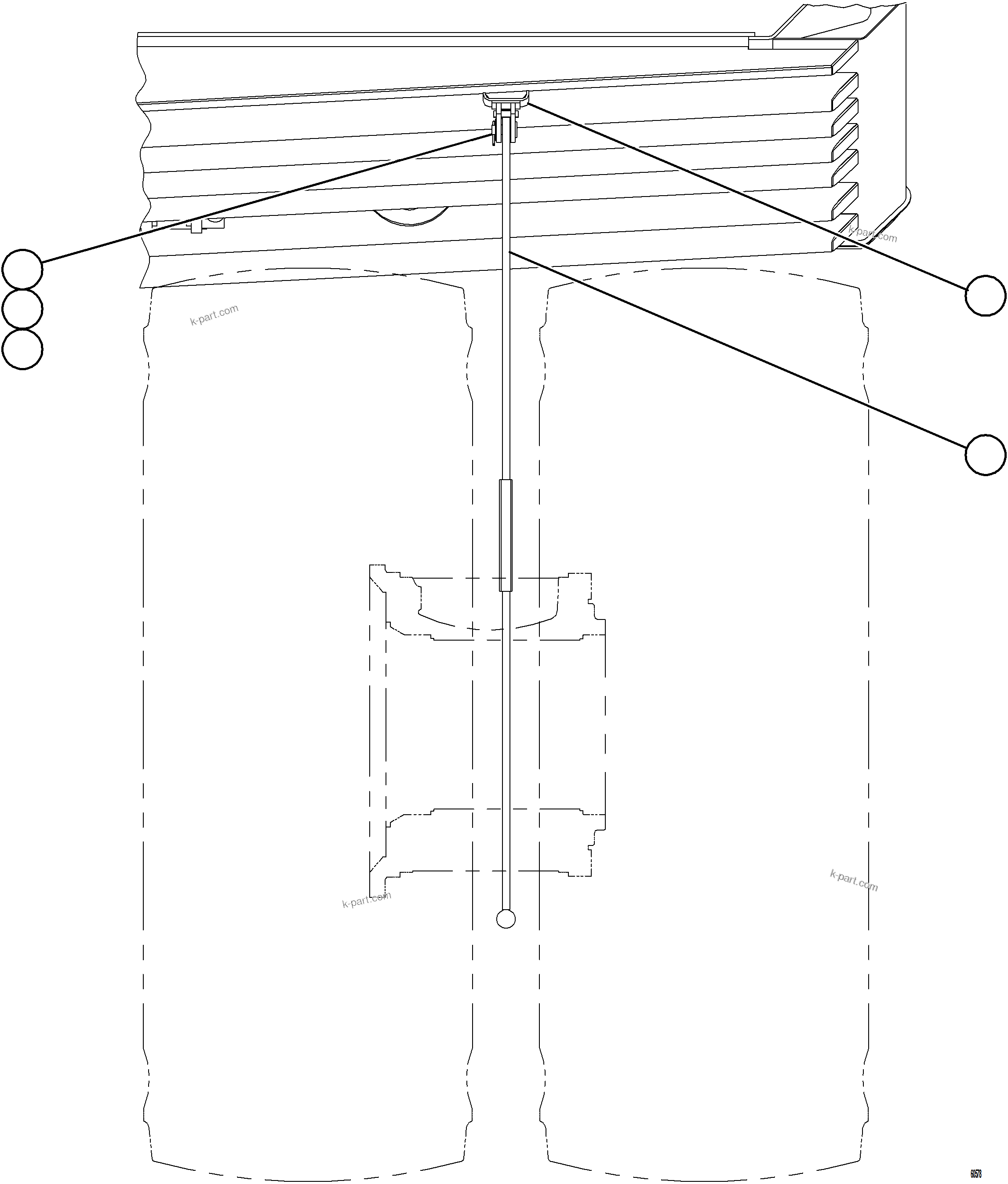 Komatsu parts book diagram for AFE78-X 930E-5 S/N A40089  IOCC: ROCK EJECTORS