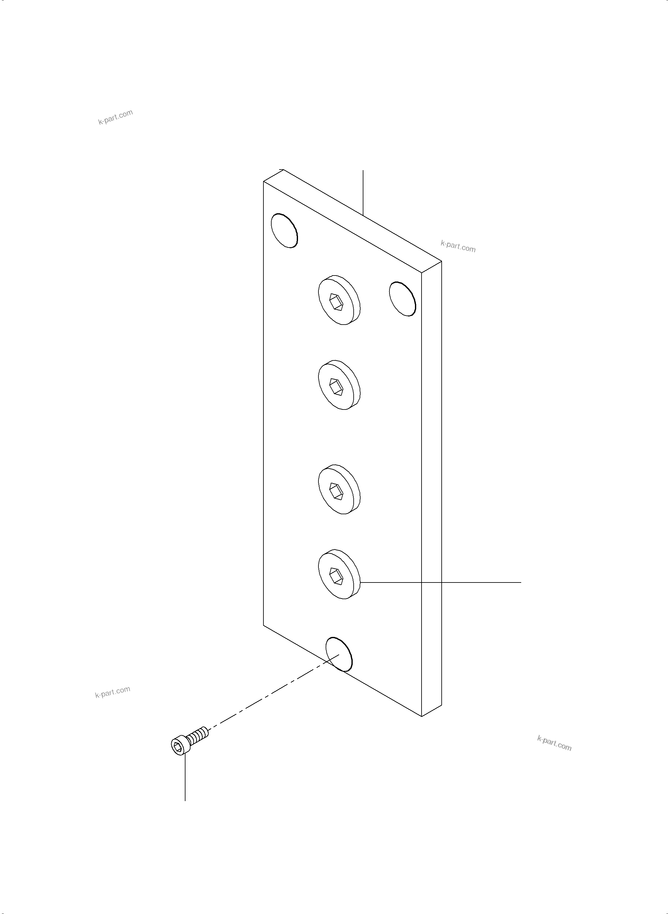 Komatsu parts book diagram for PC3000-6E S/N 06262: VALVE - ERMERGENCY SOURCE