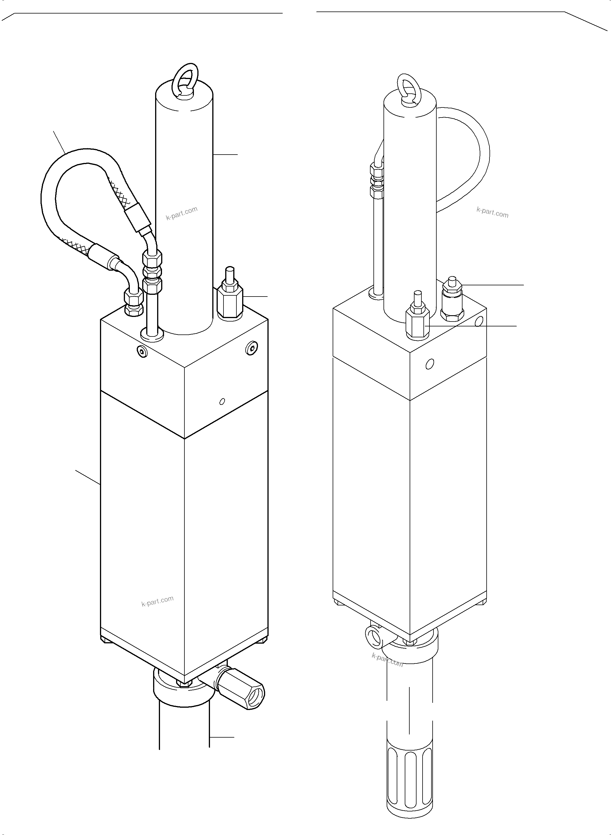 Komatsu parts book diagram for PC3000-6E S/N 06262: LUBE PUMP
