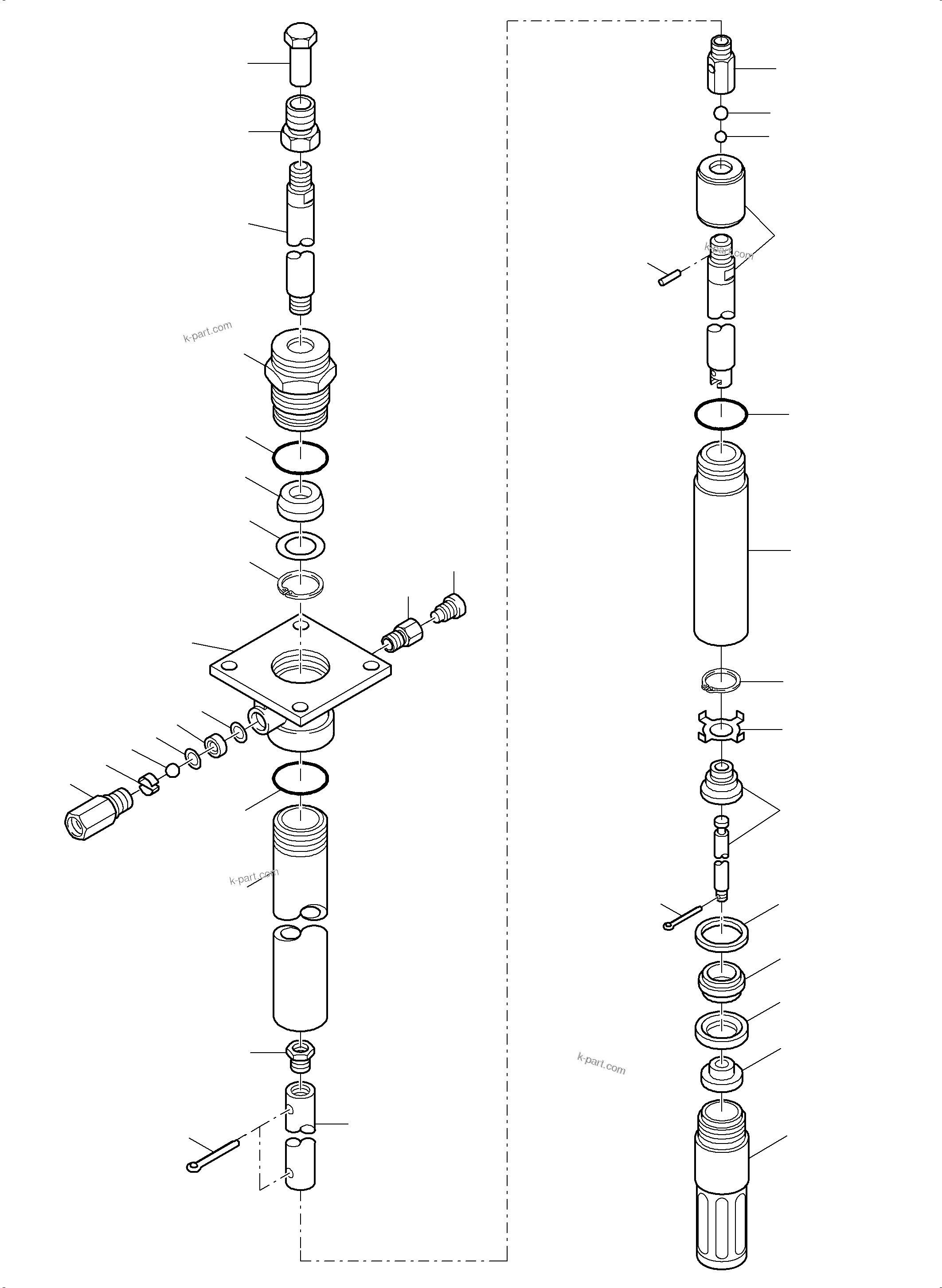 Komatsu parts book diagram for PC3000-6E S/N 06262: LUBE PUMP