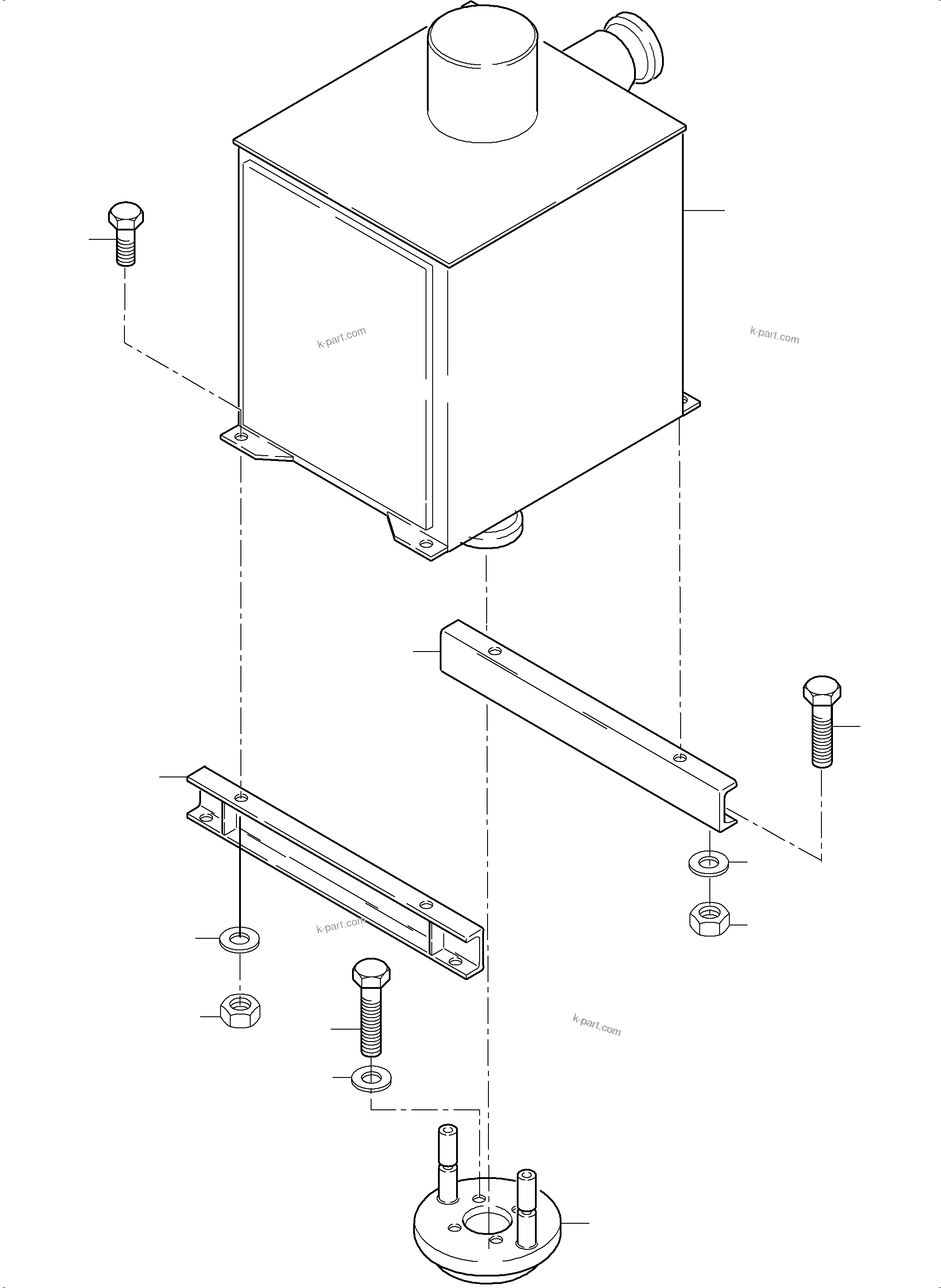 Komatsu parts book diagram for PC3000-6E S/N 06262: SLIP RING MOUNTING
