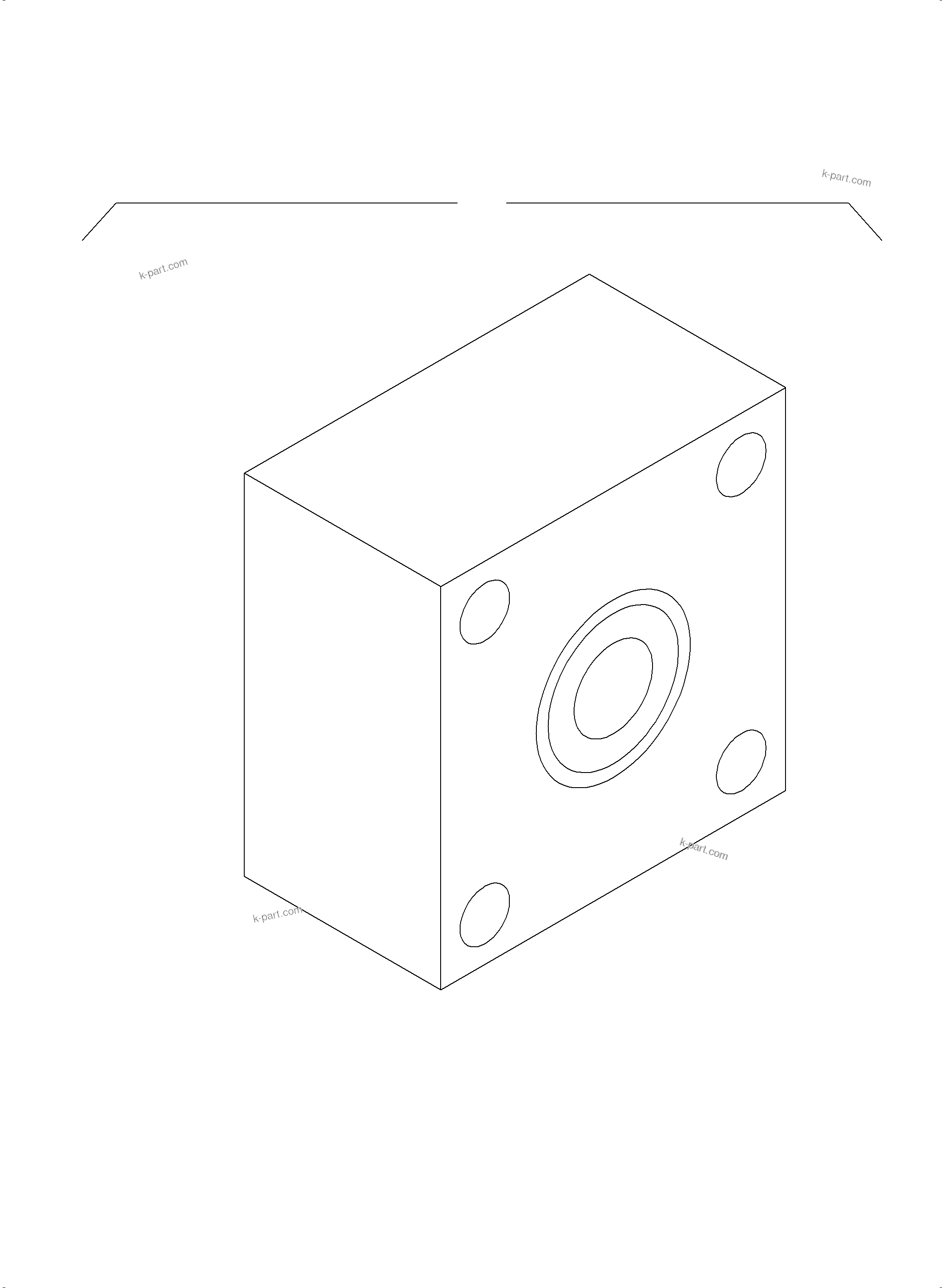 Komatsu parts book diagram for PC3000-6 S/N 06271: ANTICAVITATION VALVE
