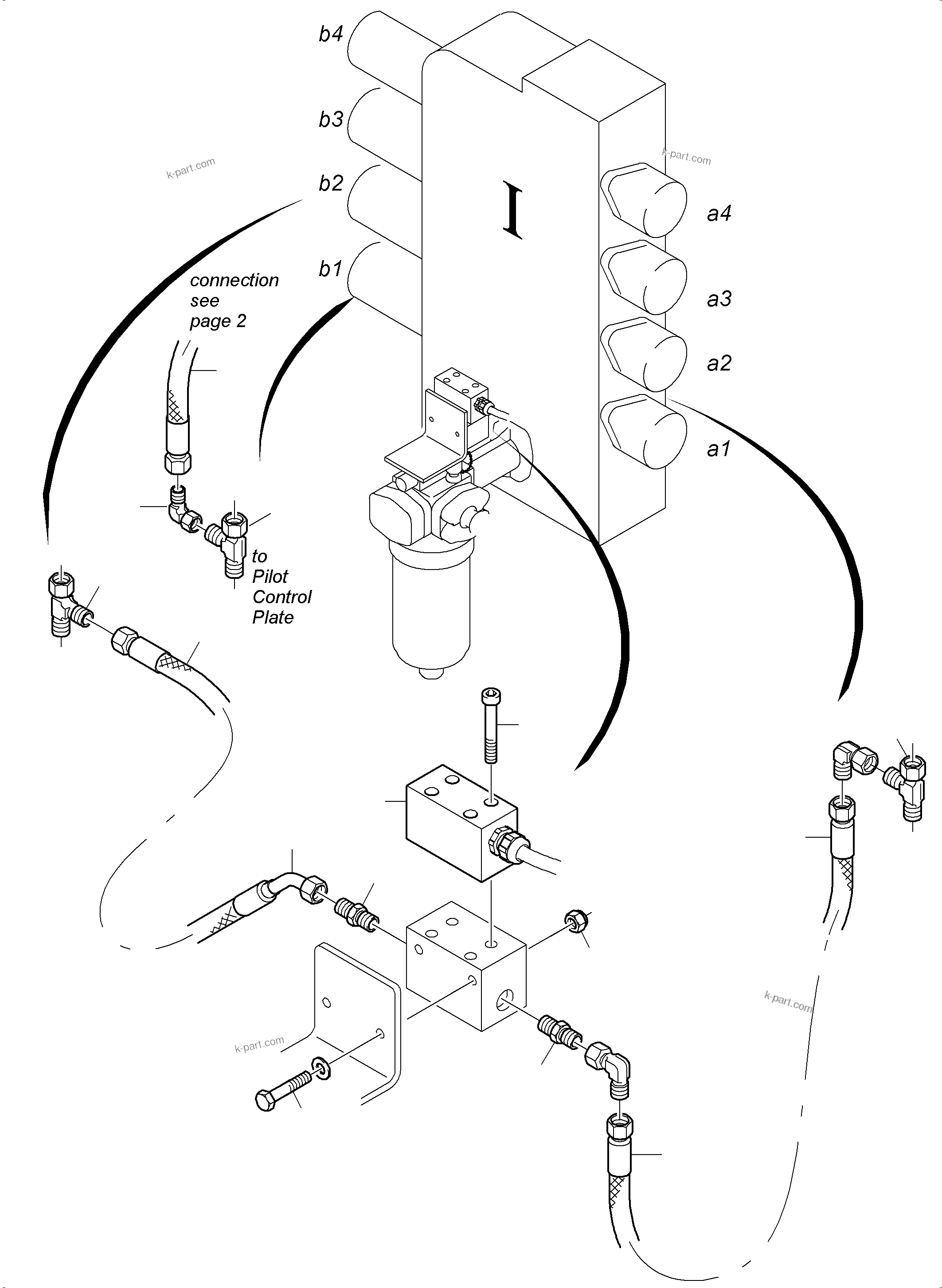 Komatsu parts book diagram for PC3000-6 S/N 06271: FLOAT POSITION