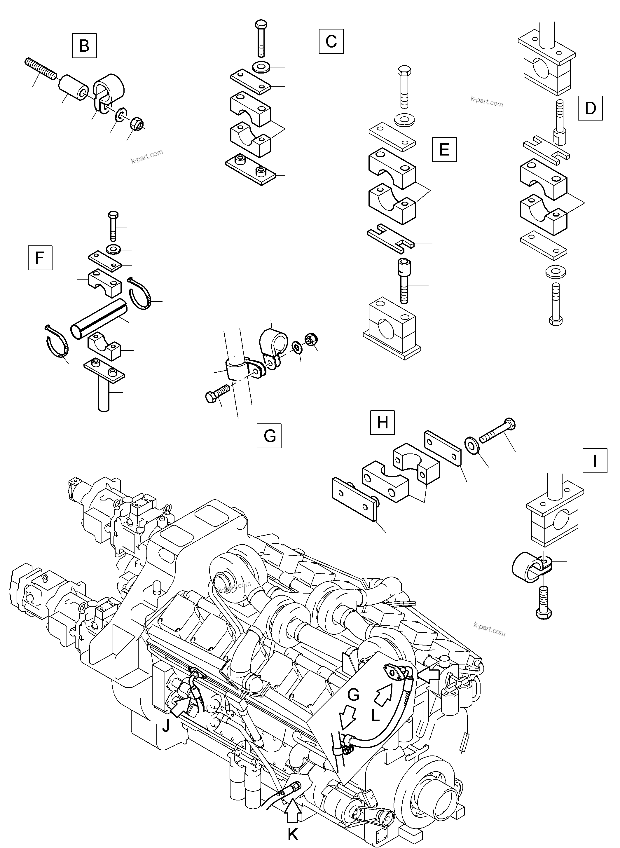 Komatsu parts book diagram for PC3000-6 S/N 06271: TEMPERATURE CONDITIONING-HYDRAULIC OIL