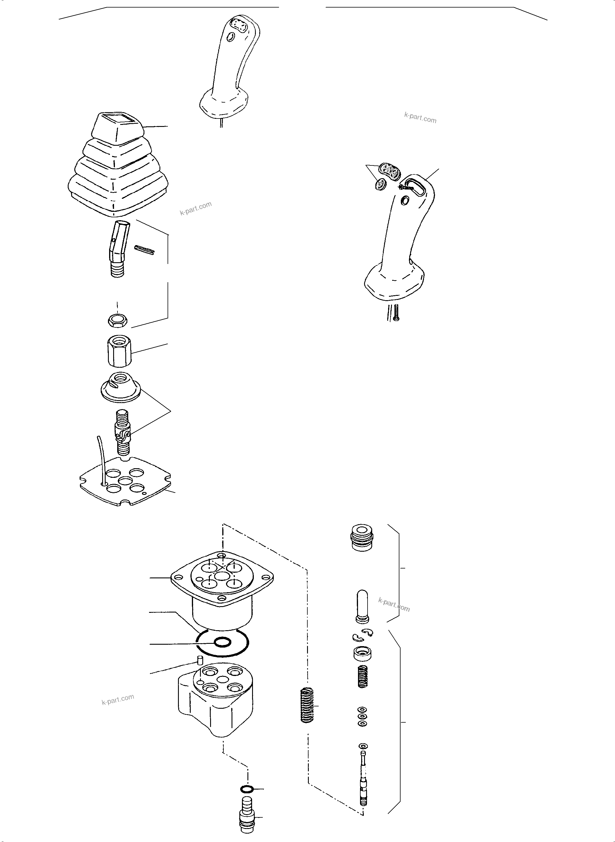 Komatsu parts book diagram for PC3000-6 S/N 06278: MANIPULATOR