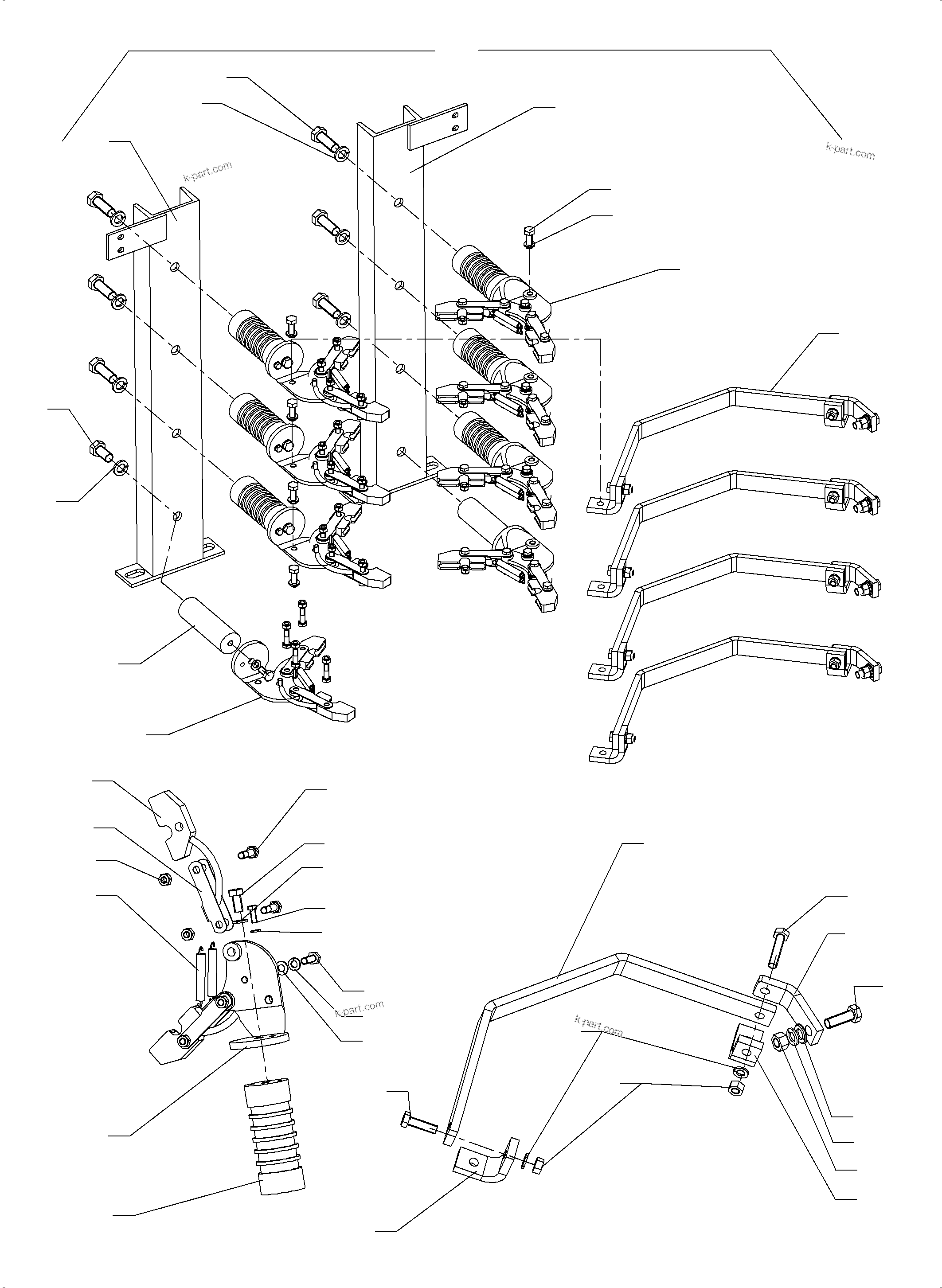 Komatsu parts book diagram for PC3000-6E S/N 06313: CURRENT SUPPLY UNIT