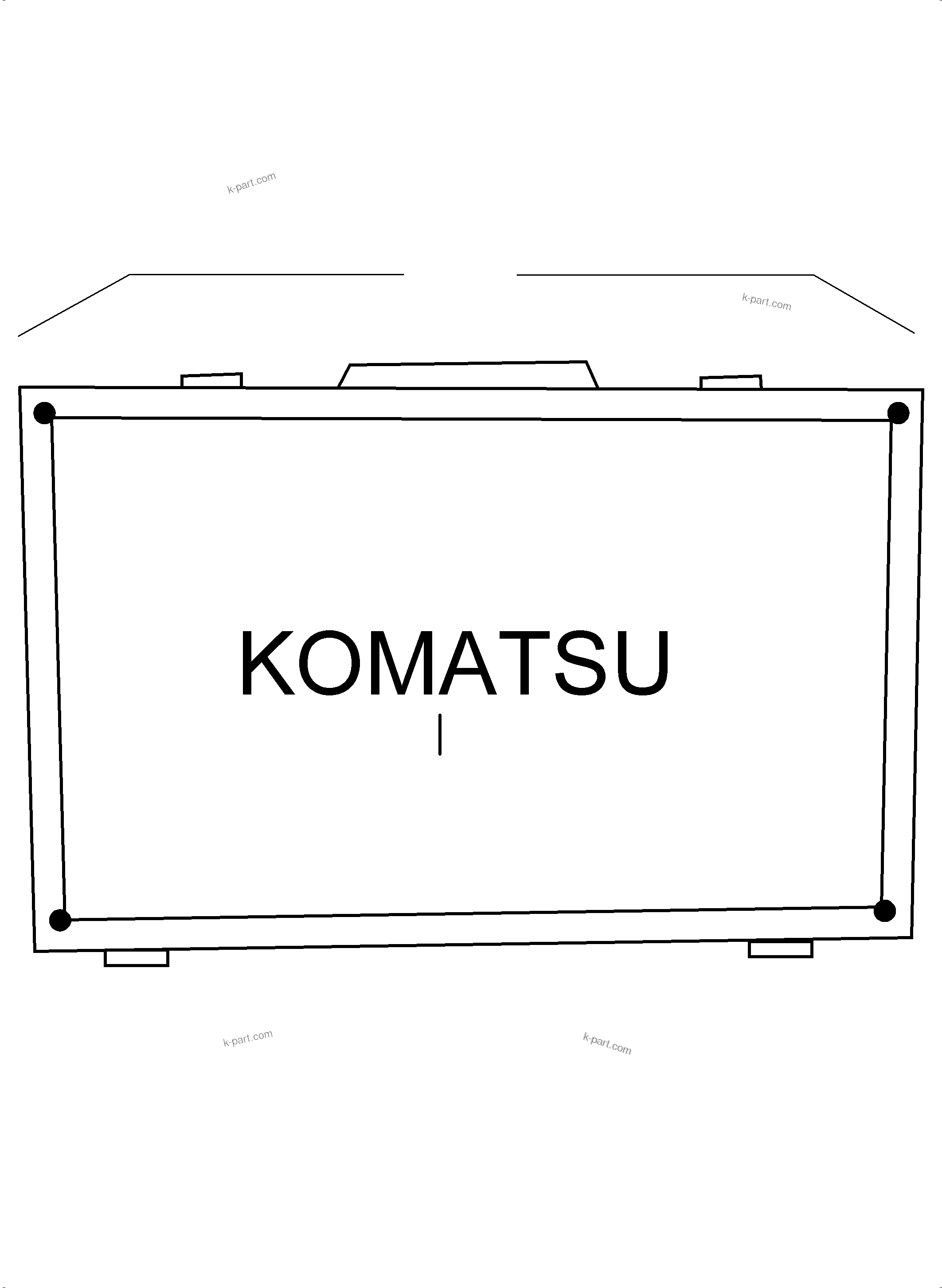 Komatsu parts book diagram for PC3000-6E S/N 06313: UNION KIT
