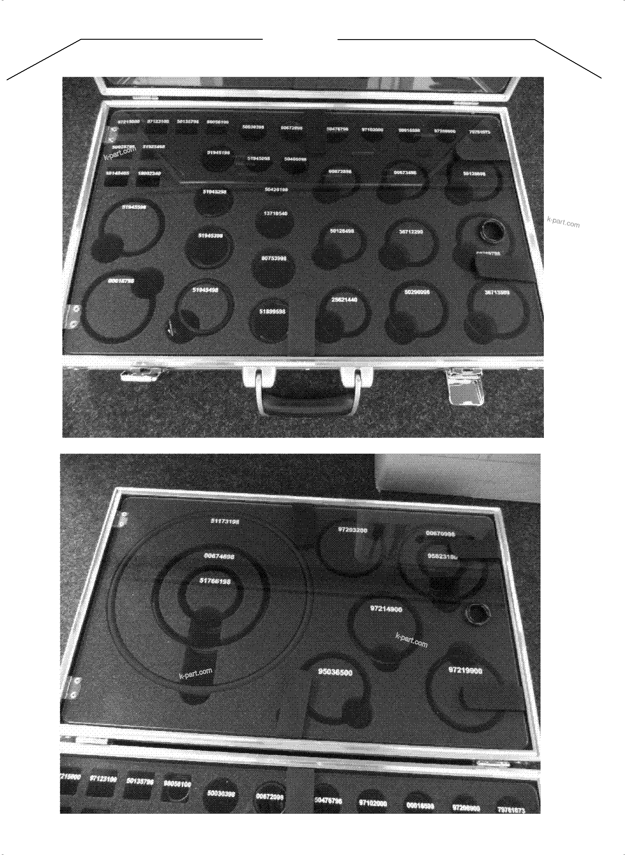 Komatsu parts book diagram for PC3000-6E S/N 06313: O-RING-KIT
