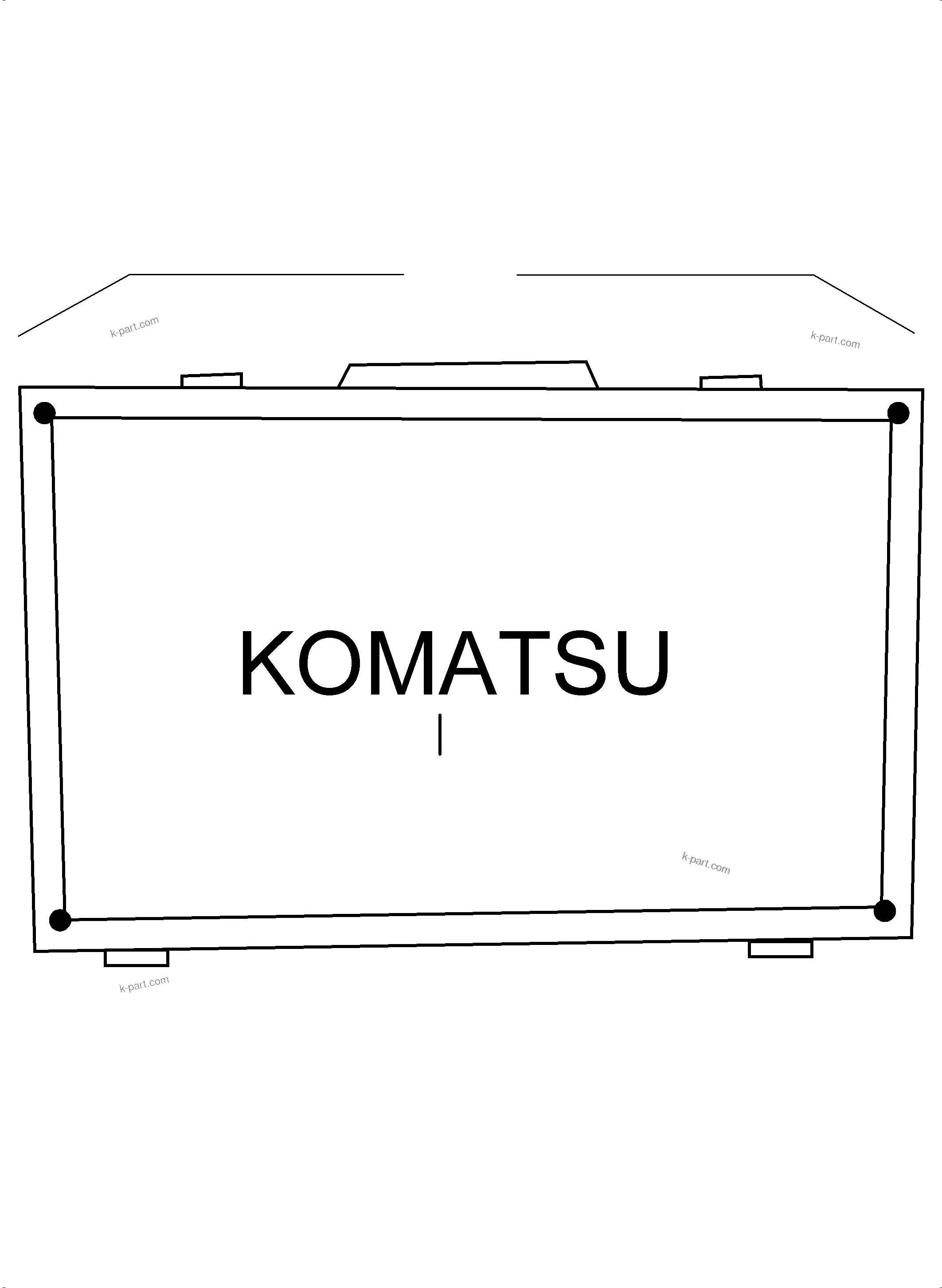 Komatsu parts book diagram for PC3000-6 S/N 06330: UNION KIT