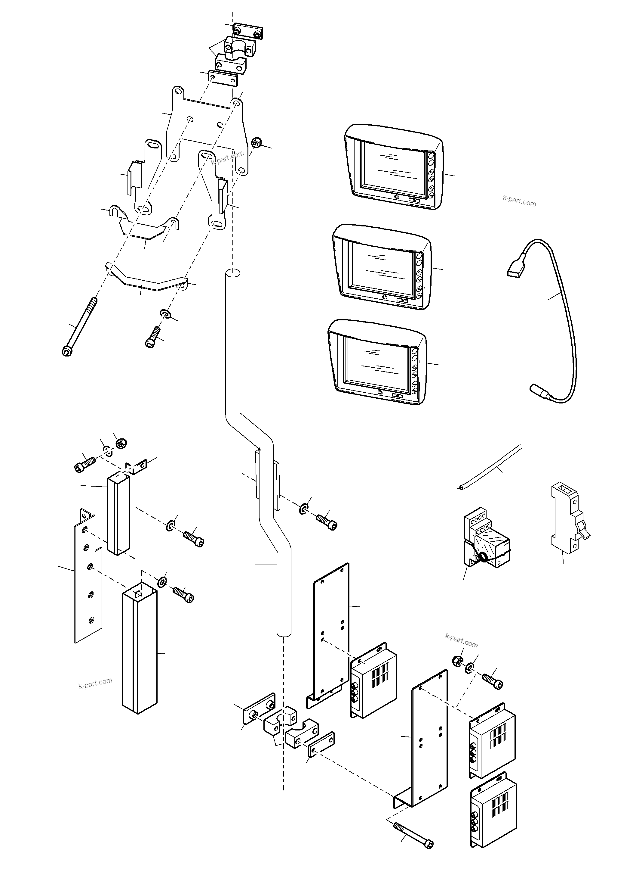 Komatsu parts book diagram for PC3000-6 S/N 06330: CAMERASYSTEM