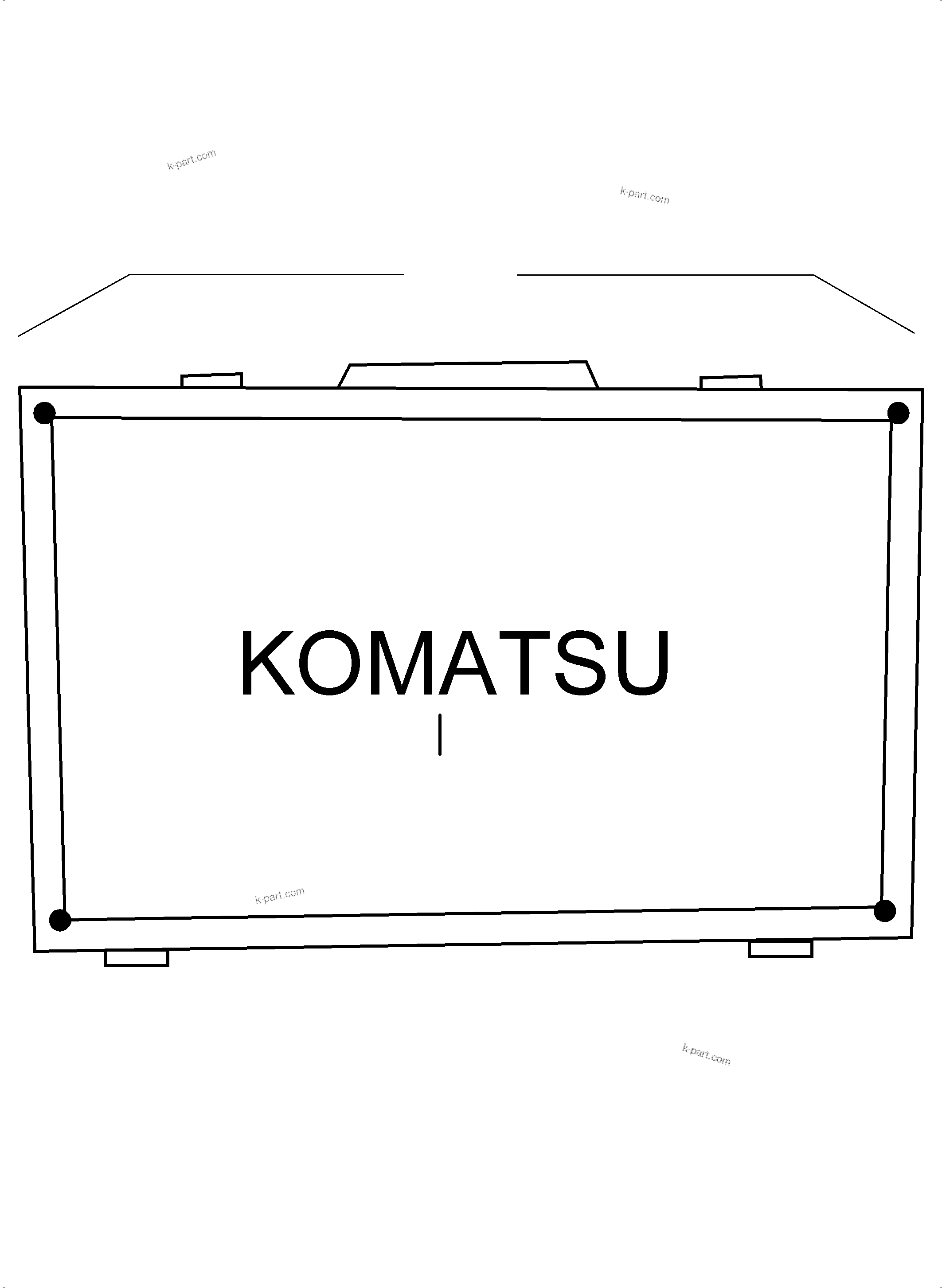 Komatsu parts book diagram for PC3000-6 S/N 06331: UNION KIT