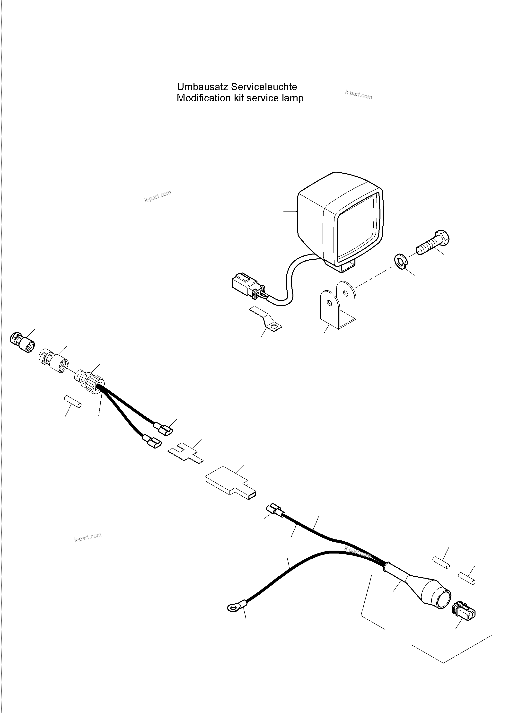 Komatsu parts book diagram for PC3000-6 S/N 06331: OPERATOR'S CAB / ROCK PROTECTION FRONTWINDOW