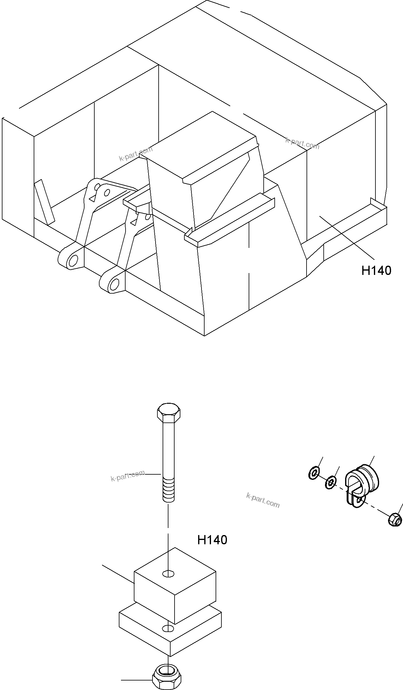 Komatsu parts book diagram for PC4000-6E S/N 08202: ELECT. PARTS - MOVEM. SIGNAL