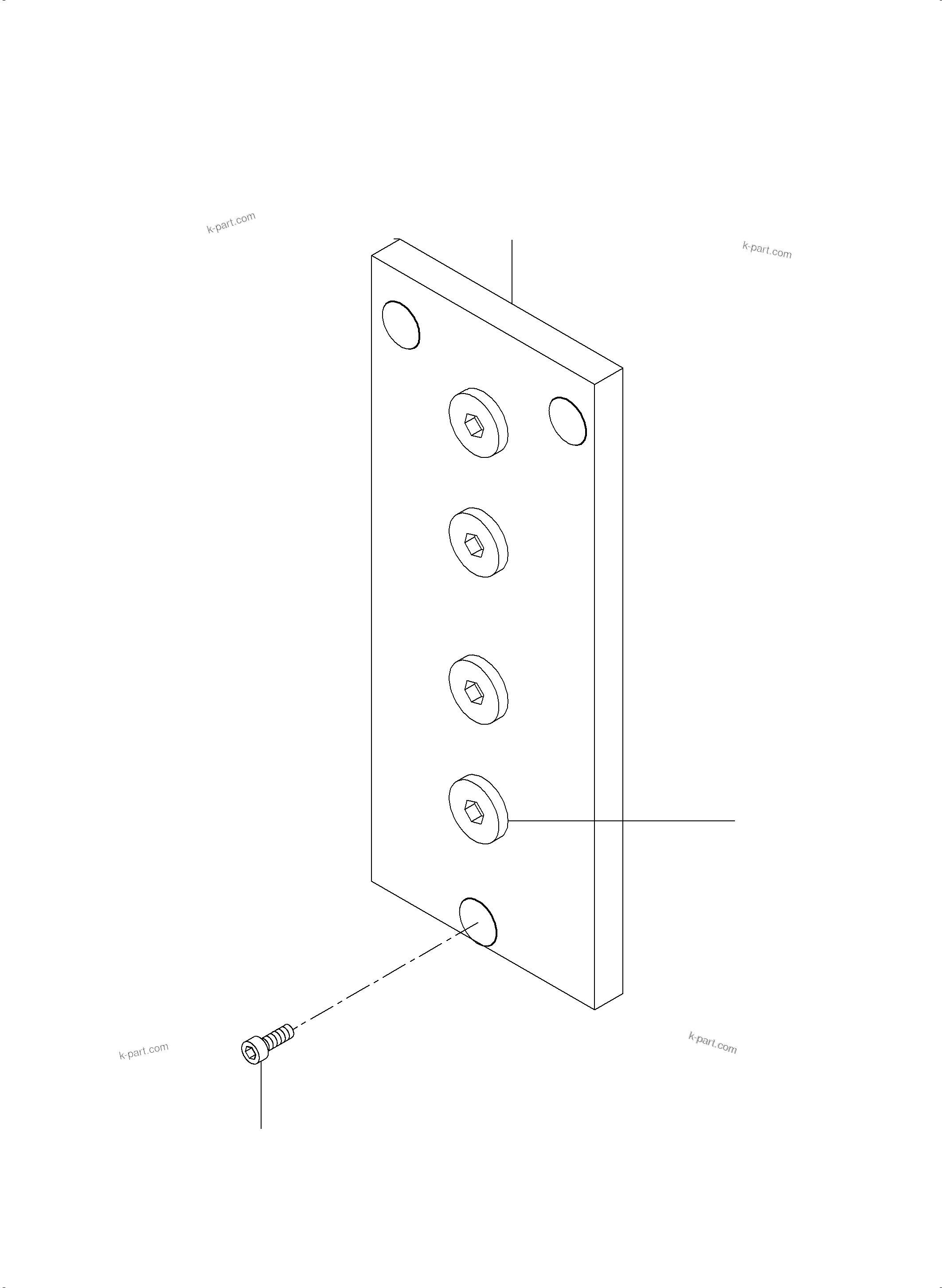 Komatsu parts book diagram for PC4000-6E S/N 08204: VALVE - ERMERGENCY SOURCE