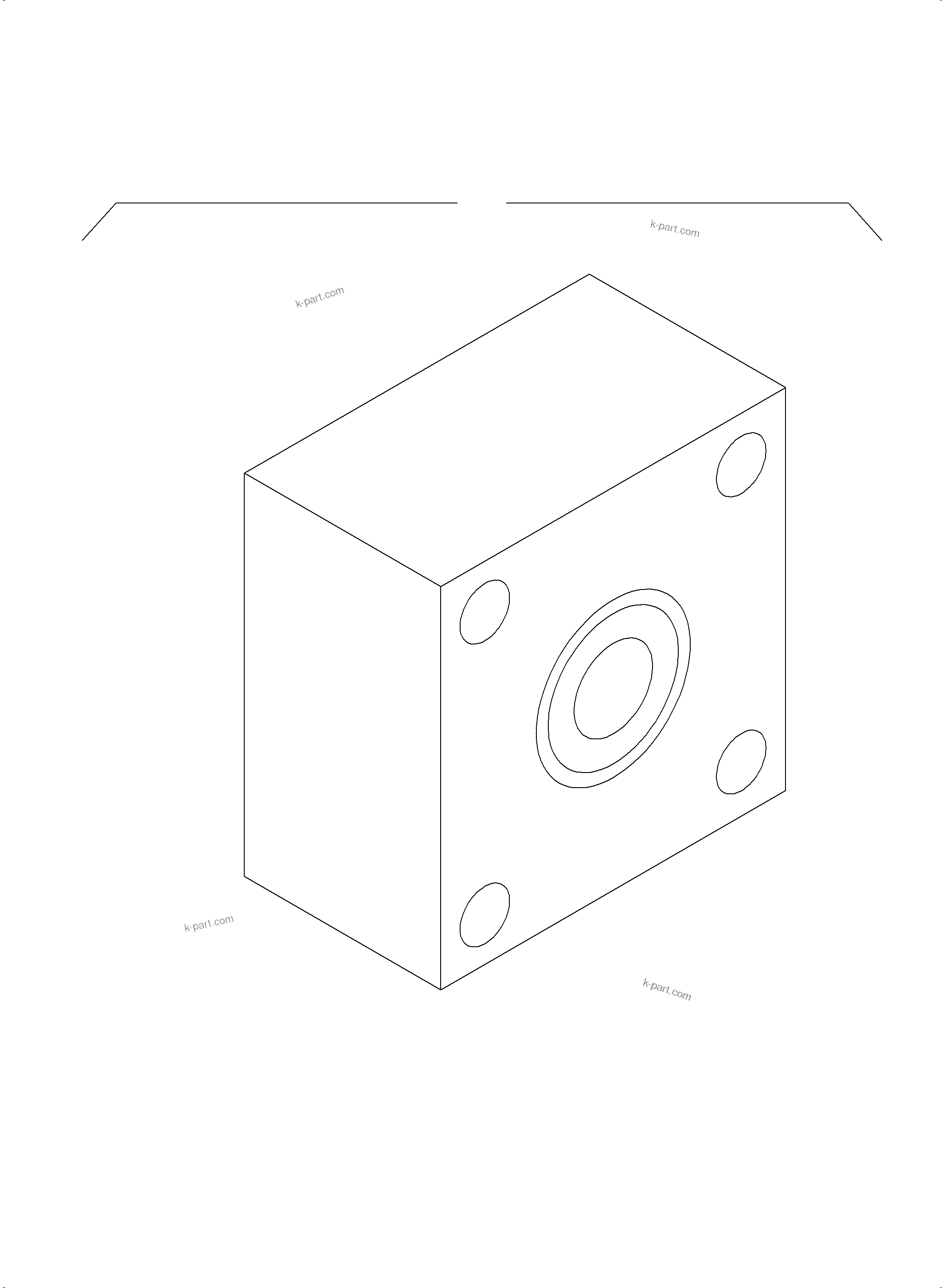 Komatsu parts book diagram for PC4000-6E S/N 08206: ANTICAVITATION VALVE