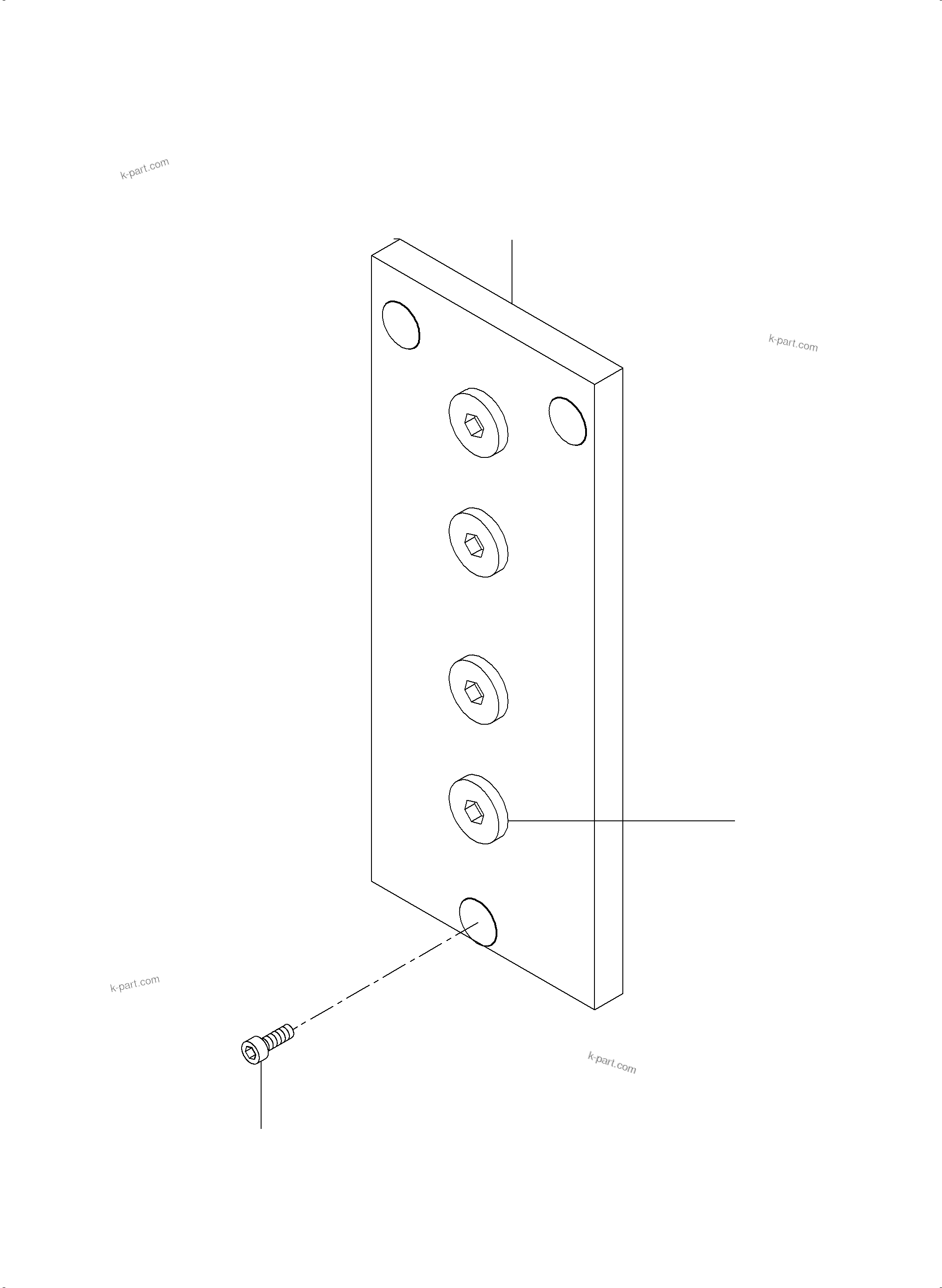 Komatsu parts book diagram for PC4000-6E S/N 08206: VALVE - ERMERGENCY SOURCE