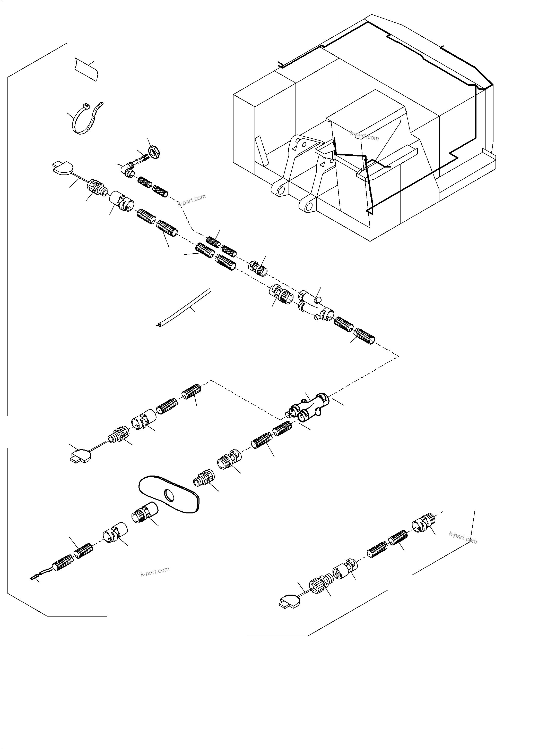 Komatsu parts book diagram for PC4000-6E S/N 08206: CAMERASYSTEM