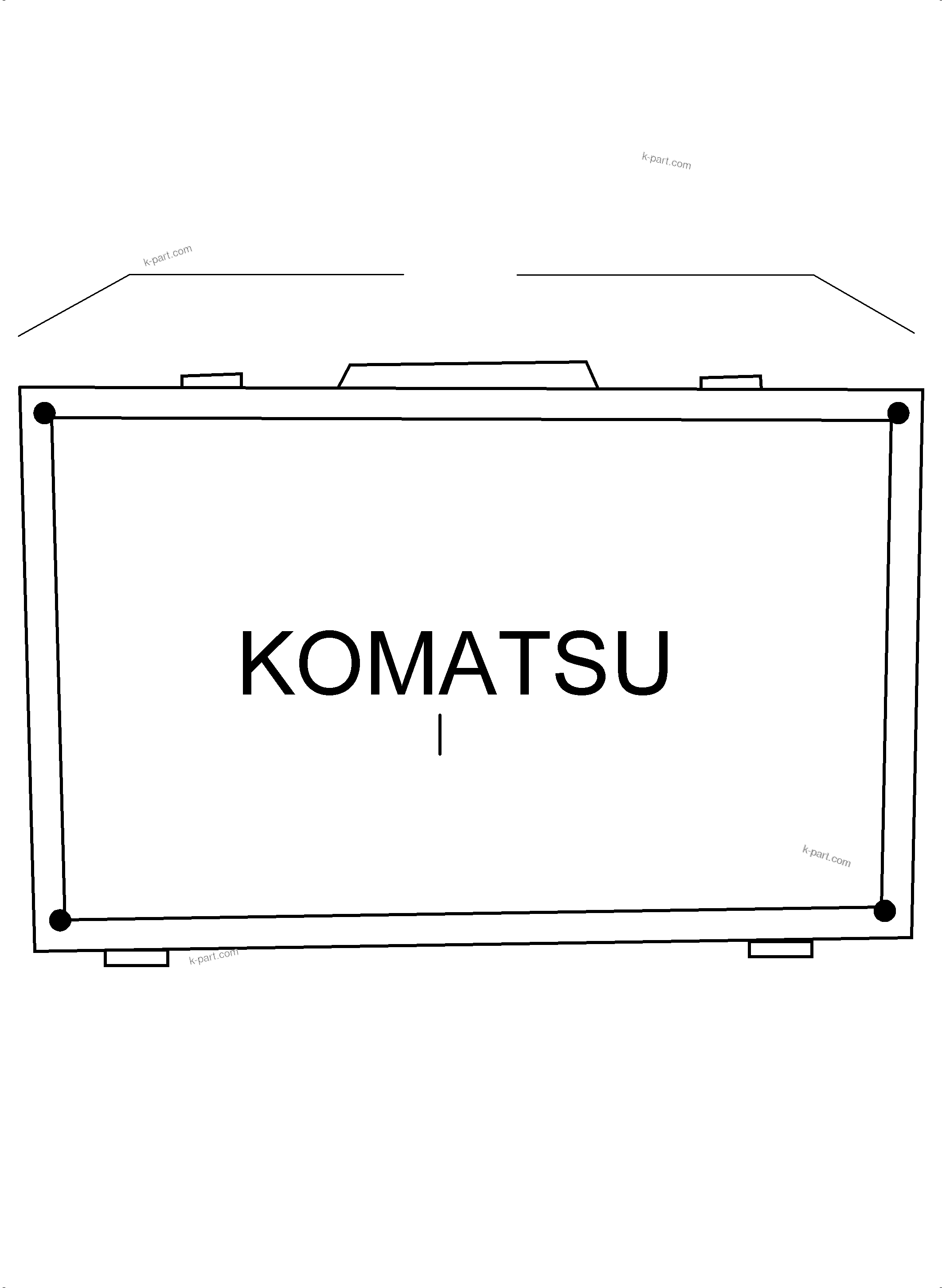 Komatsu parts book diagram for PC4000-6 S/N 08237: UNION KIT