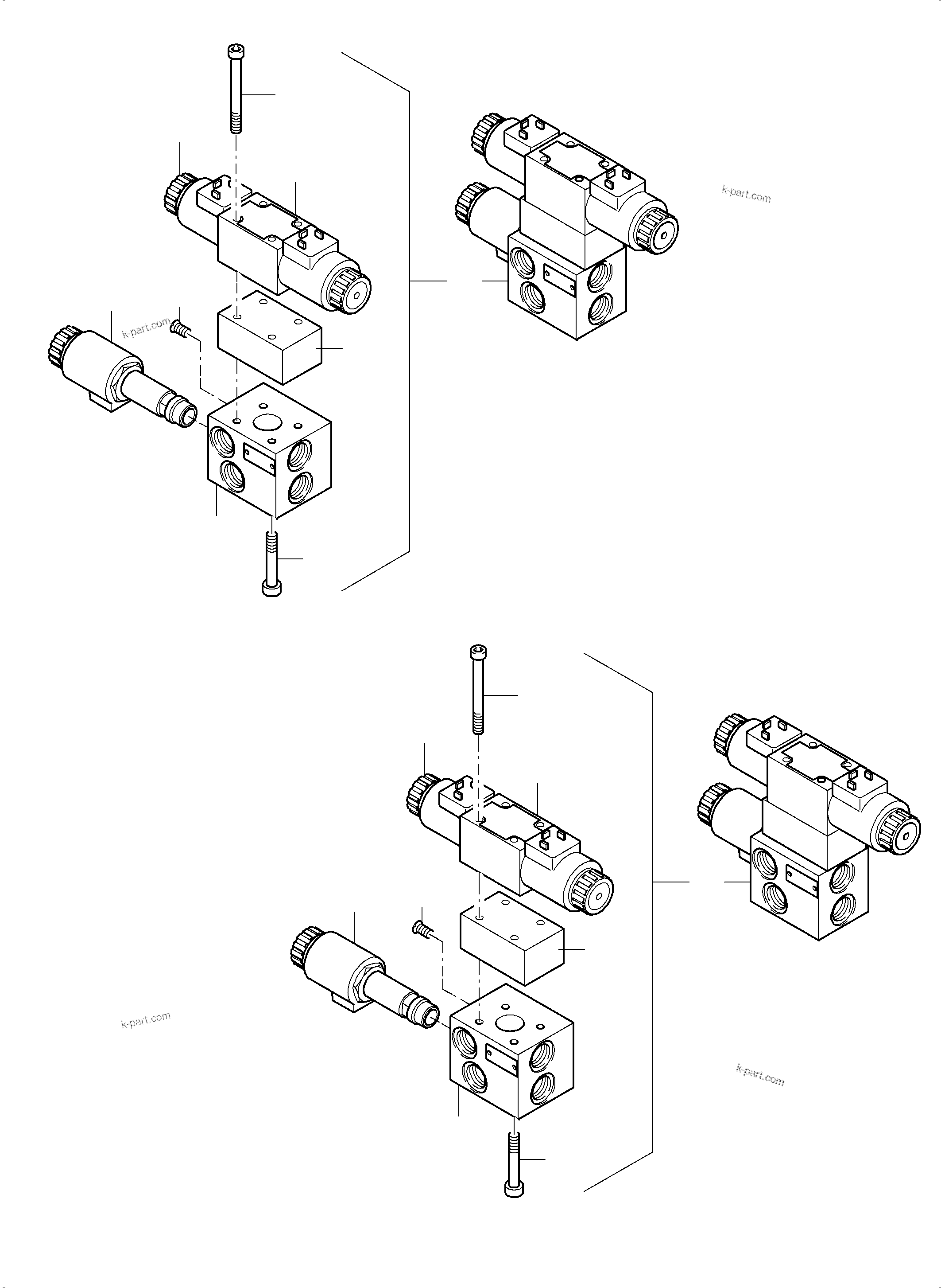 Komatsu parts book diagram for PC4000-6 S/N 08237: CONTROL PLATE