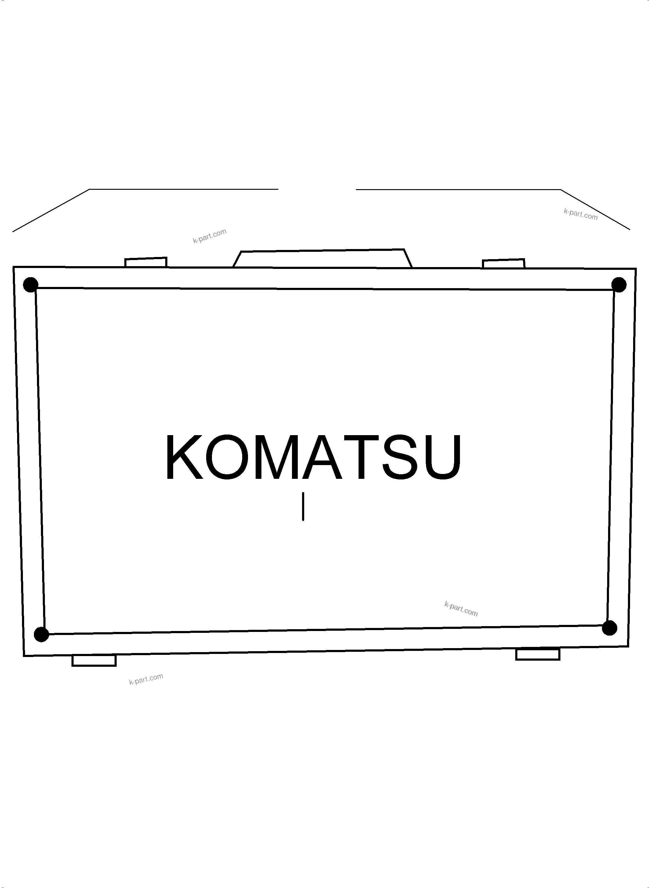 Komatsu parts book diagram for PC4000-6 S/N 08239: UNION KIT