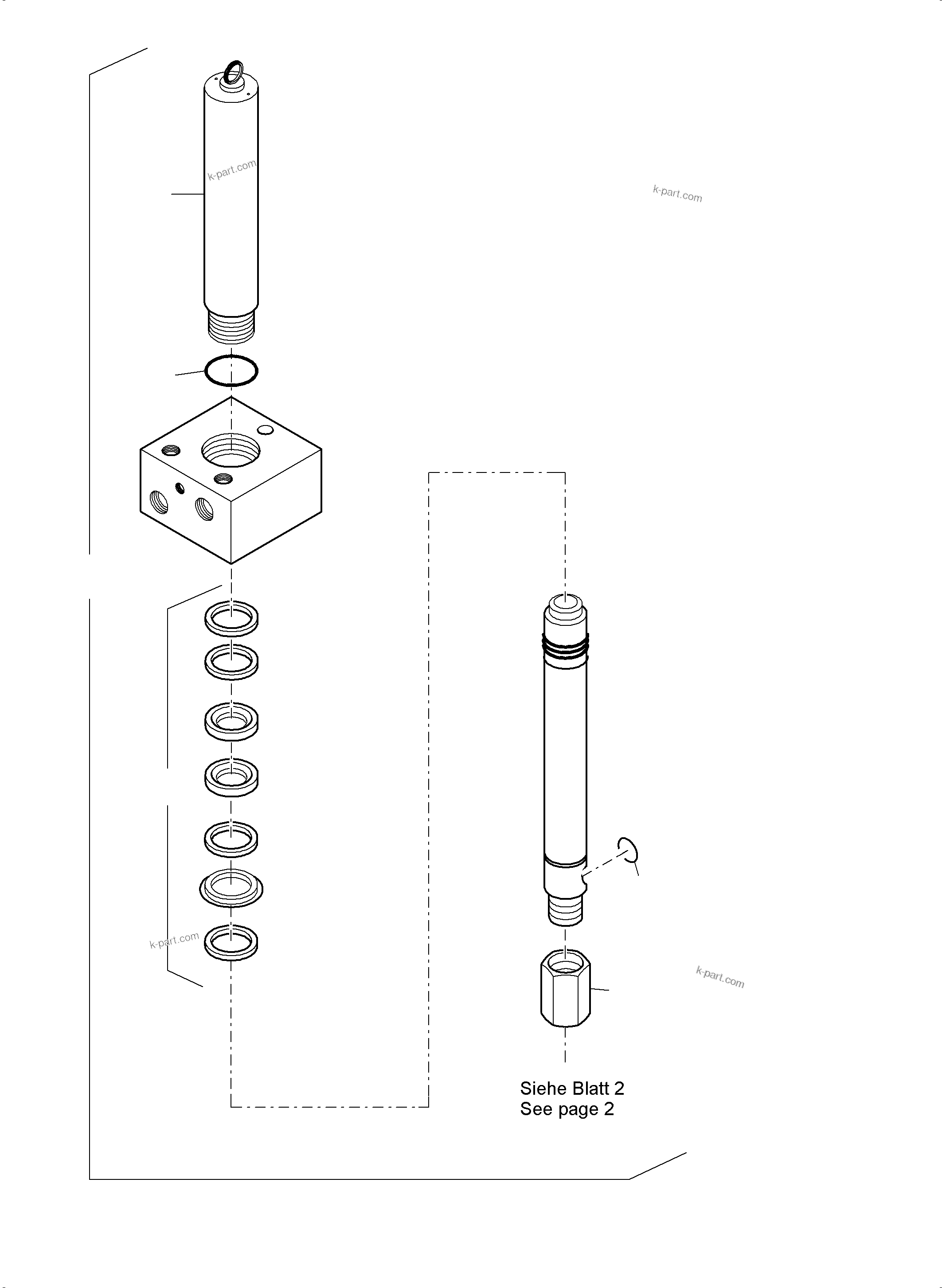 Komatsu parts book diagram for PC4000-6 S/N 08239: LUBE PUMP