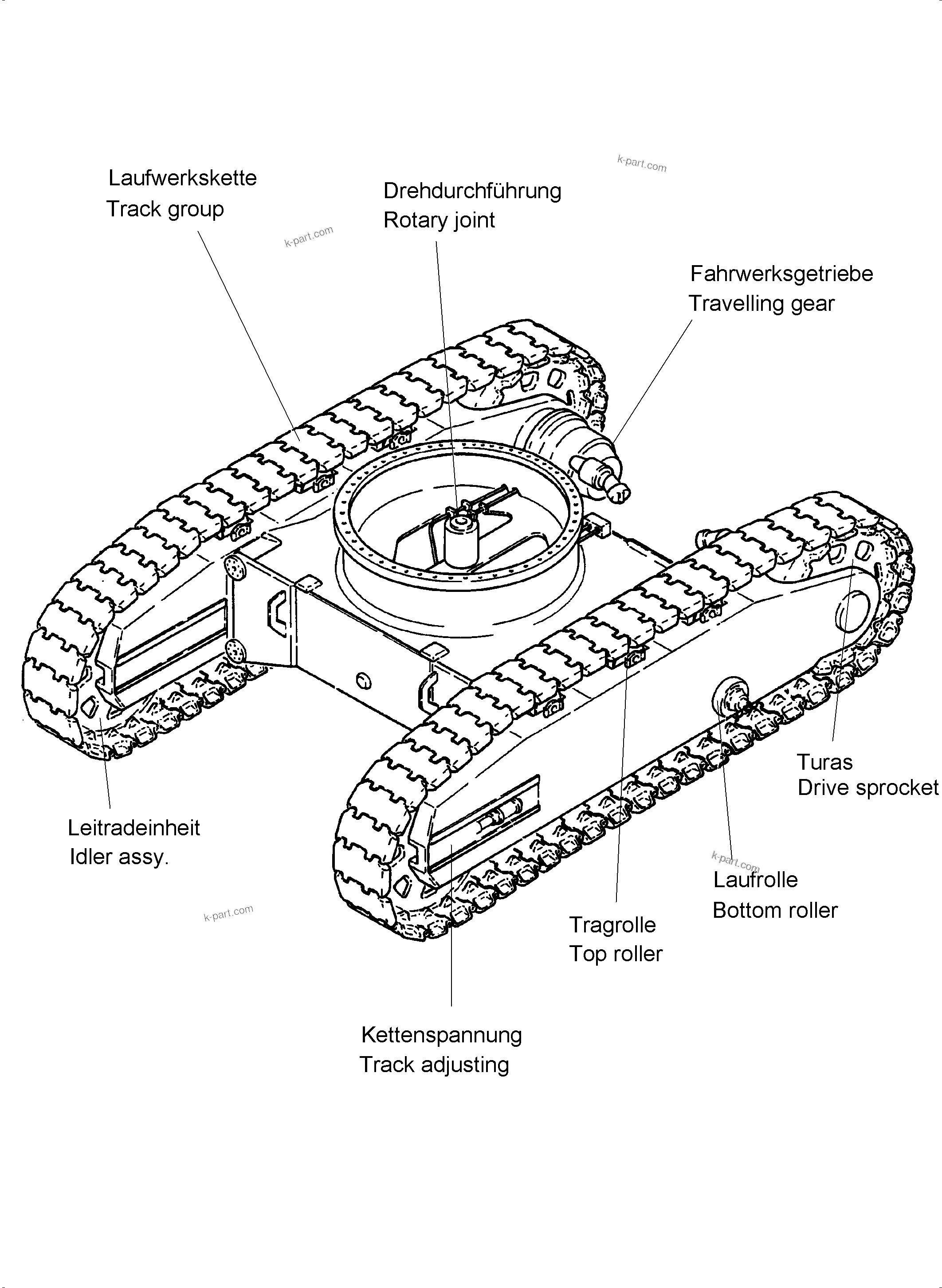 Komatsu parts book diagram for PC4000-6 S/N 08241: 
