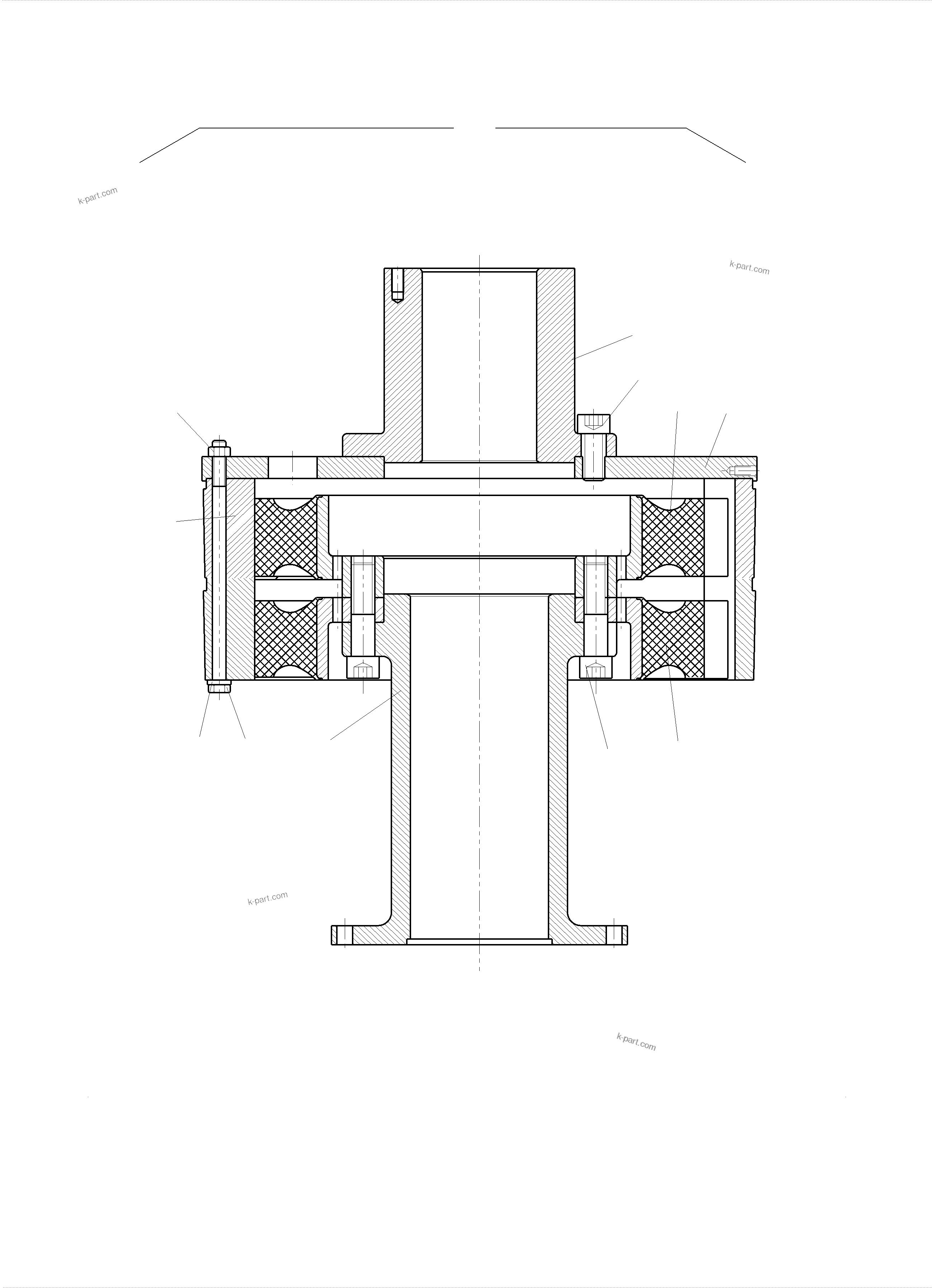 Komatsu parts book diagram for PC4000-6 S/N 08241: COUPLING