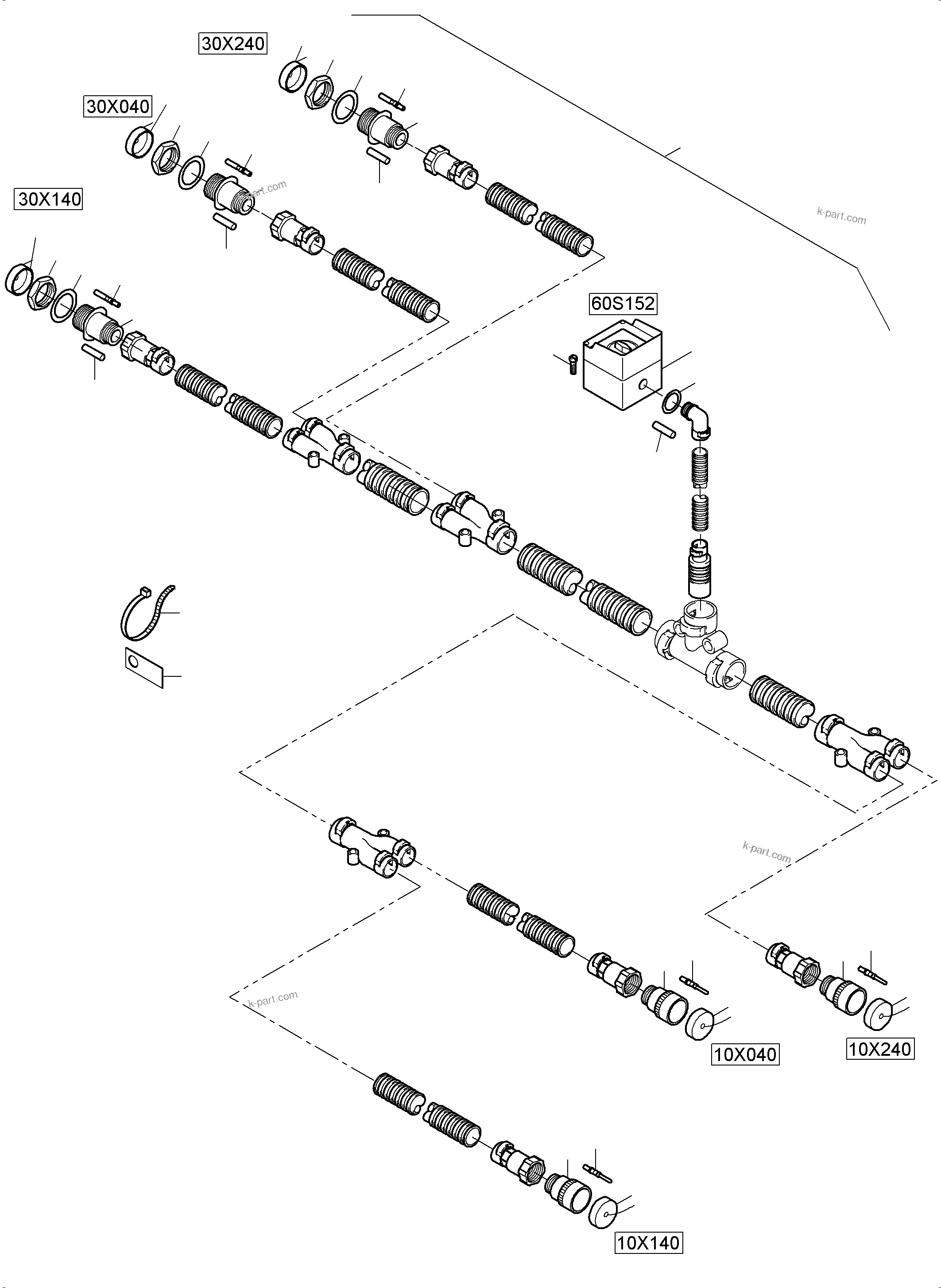Komatsu parts book diagram for PC4000-6E S/N 08265: SWITCH CABINET
