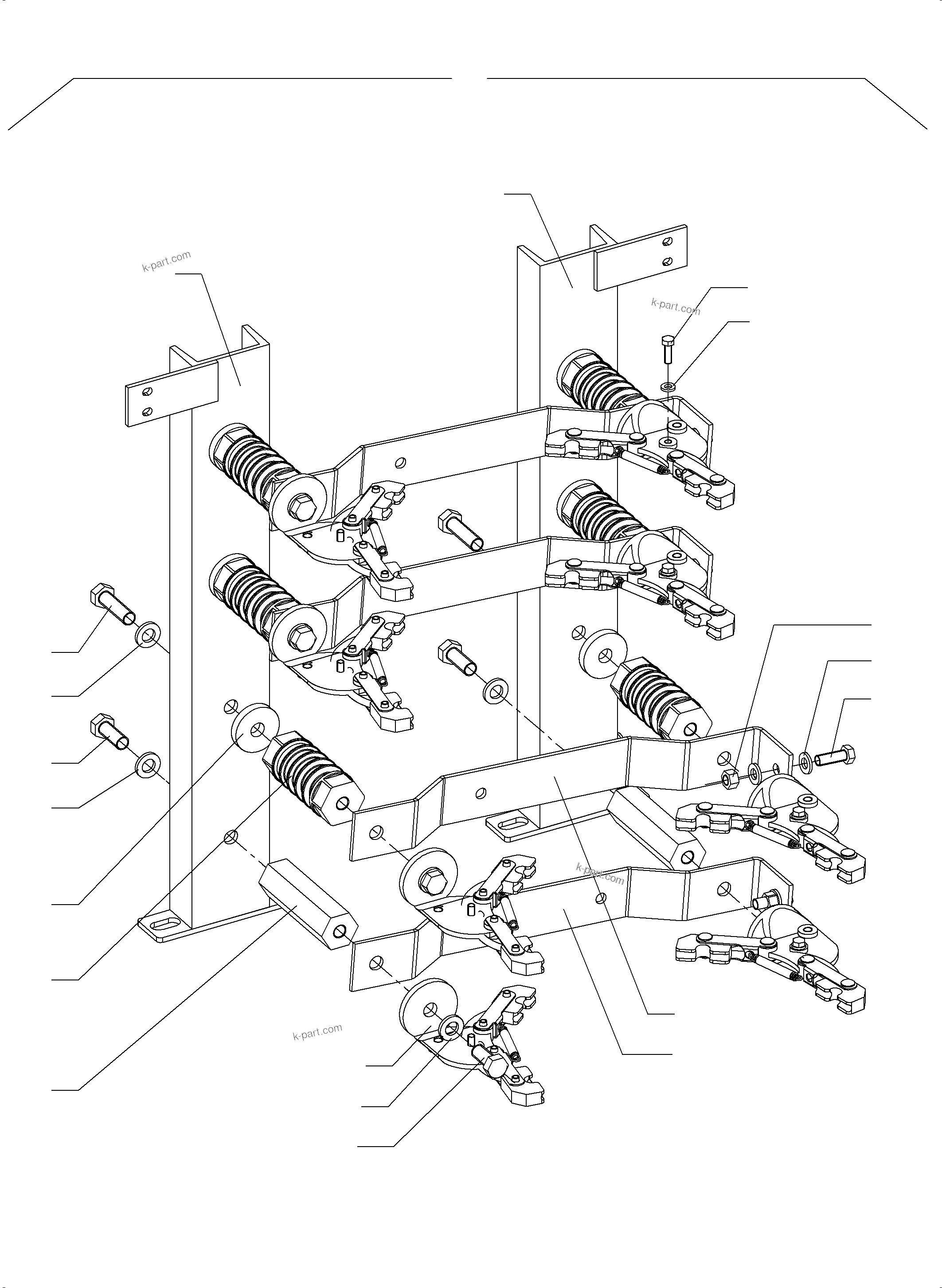 Komatsu parts book diagram for PC4000-6E S/N 08265: CURRENT SUPPLY UNIT