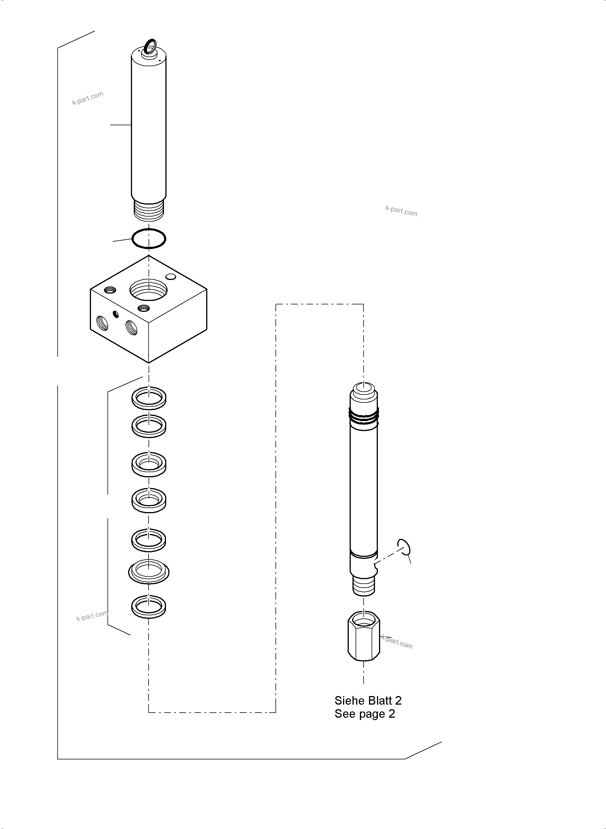 Komatsu parts book diagram for PC4000-11 S/N 08273: LUBE PUMP