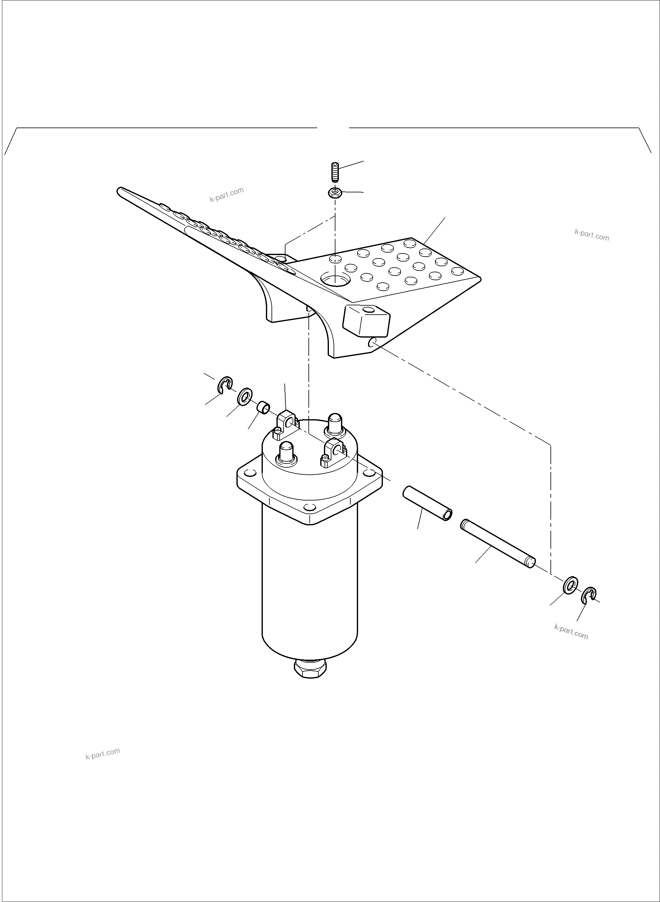 Komatsu parts book diagram for PC4000-11 S/N 08273: MANIPULATOR