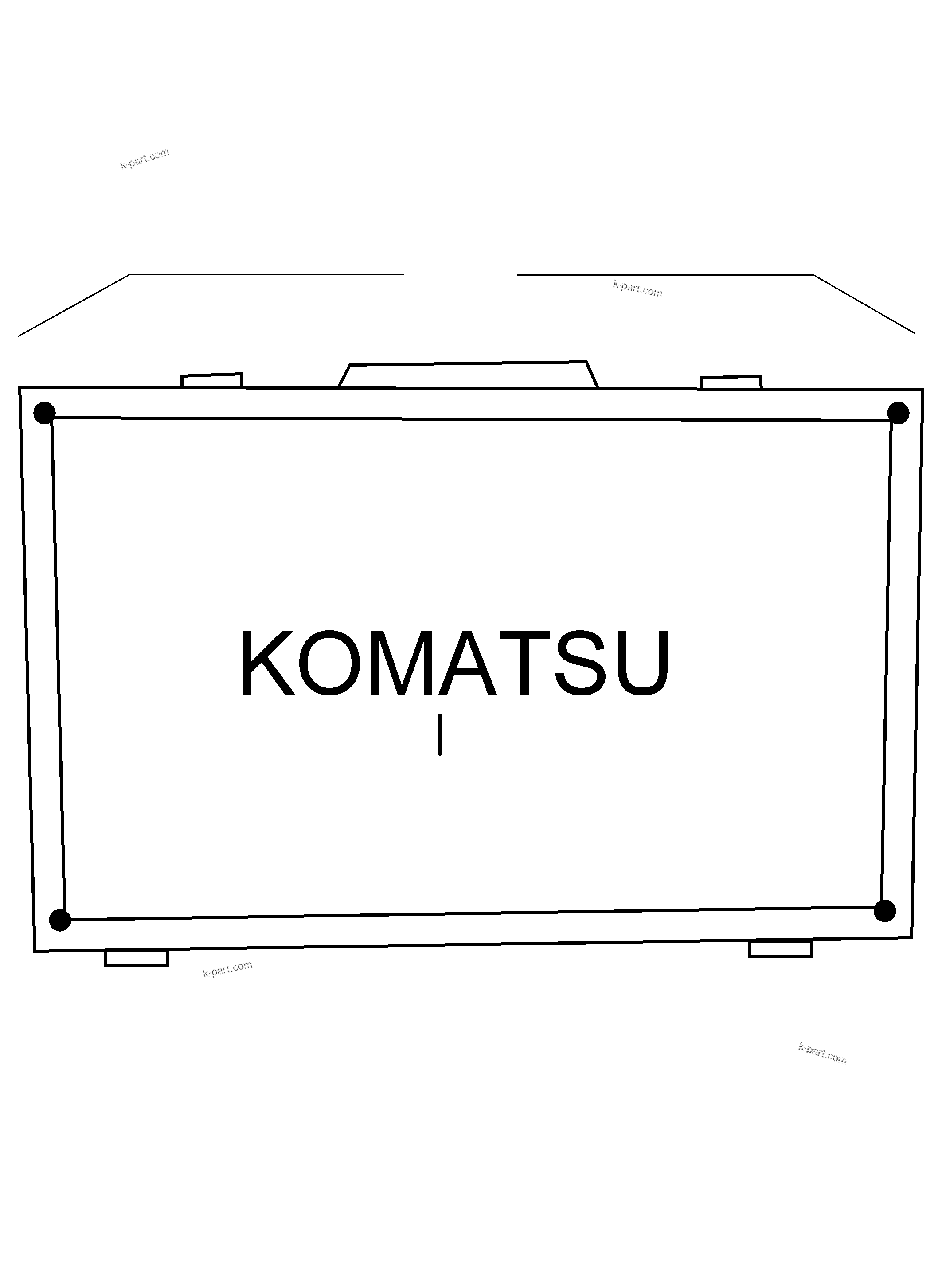 Komatsu parts book diagram for PC4000-6E S/N 08286: UNION KIT