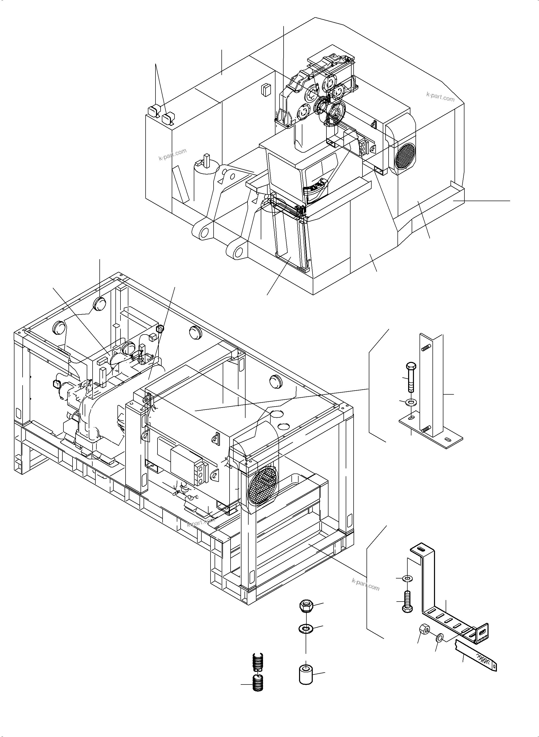 Komatsu parts book diagram for PC4000-6E S/N 08286: ELECTRIC EQUIPMENT