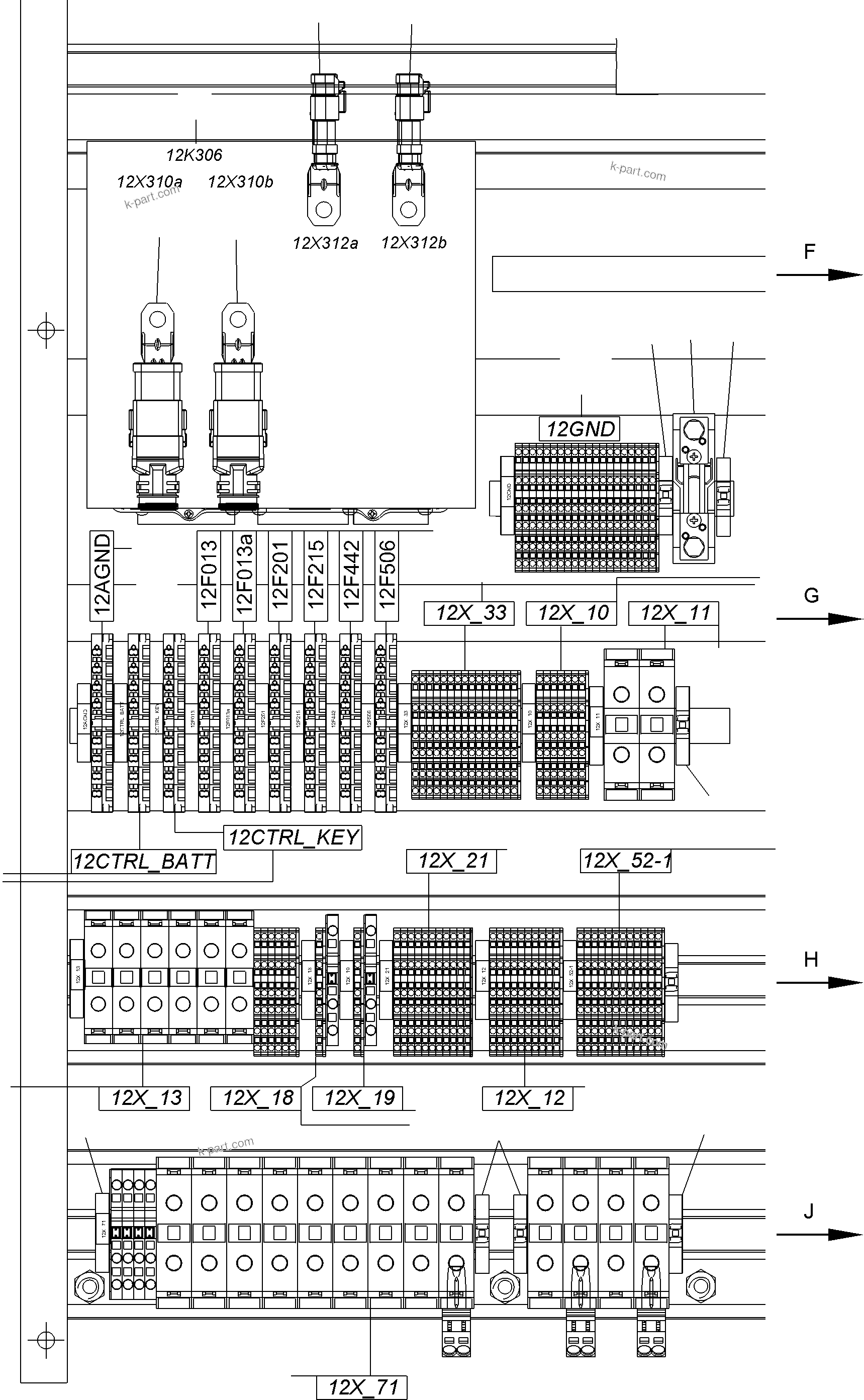 Komatsu parts book diagram for PC4000-6E S/N 08286: MOUNTING PLATE-CAB SUPPORT-LOCATION 12