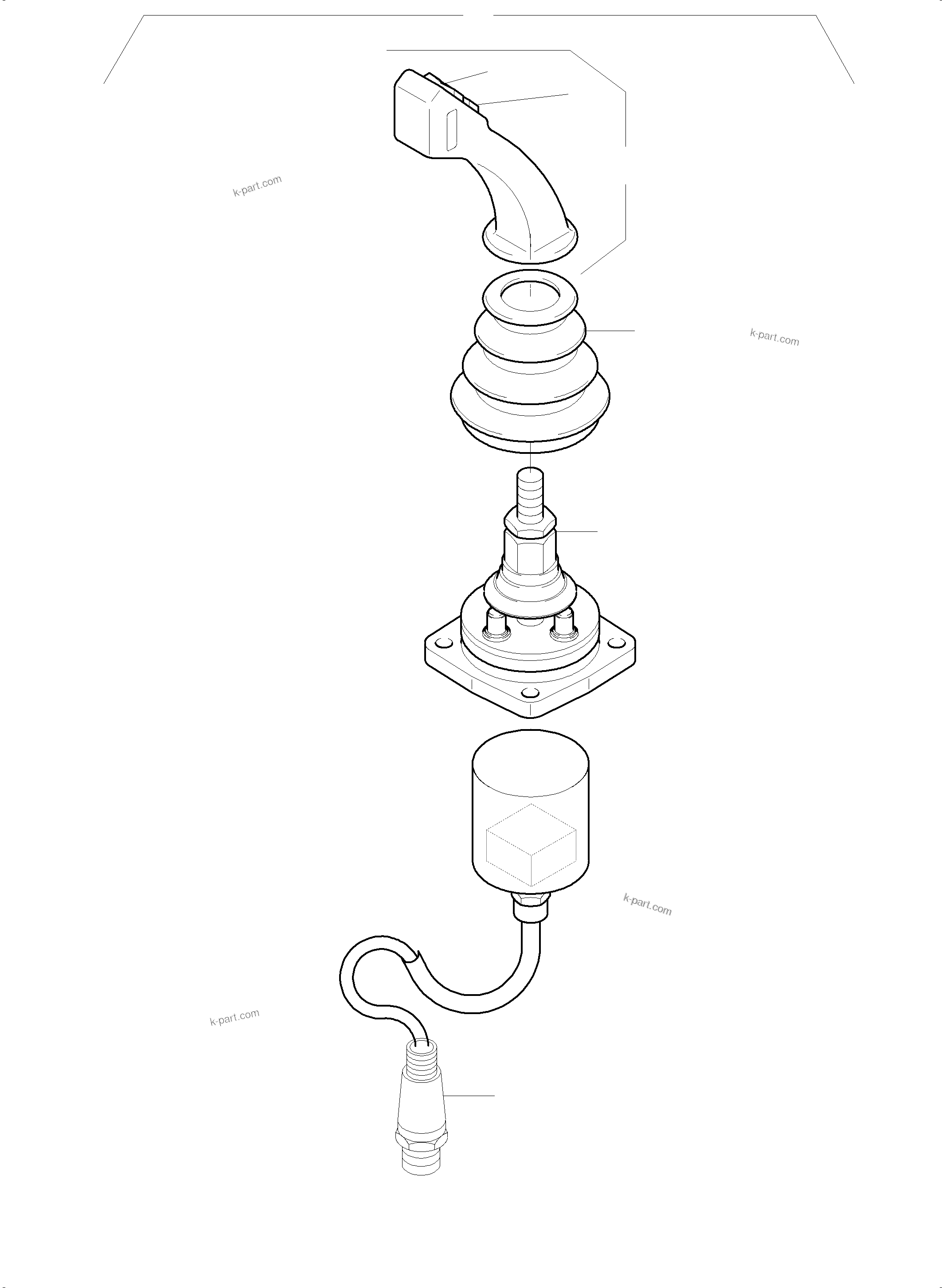 Komatsu parts book diagram for PC8000-6 S/N 12082: MANIPULATOR