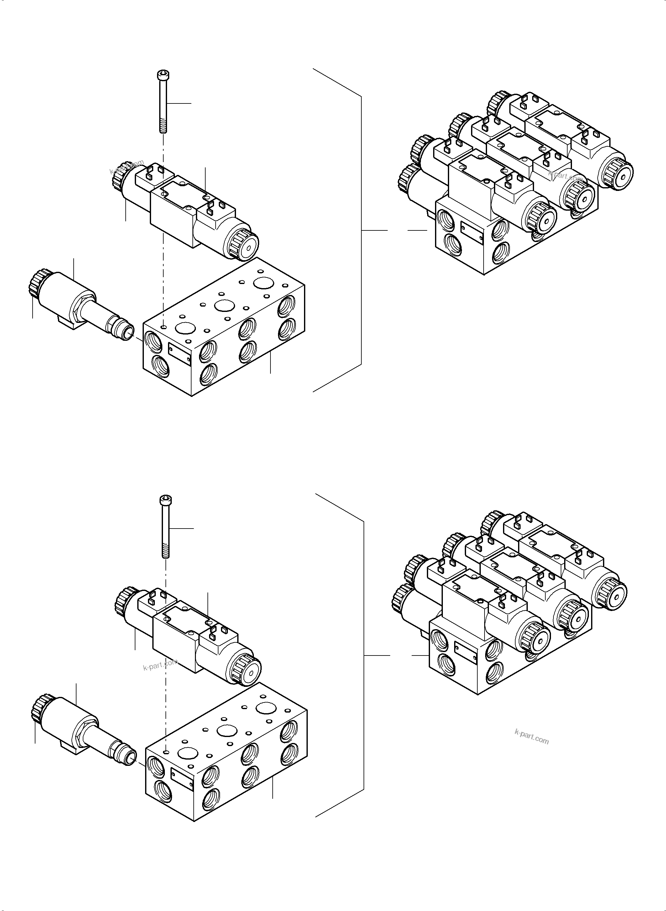 Komatsu parts book diagram for PC8000-6E S/N 12085: CONTROL PLATE