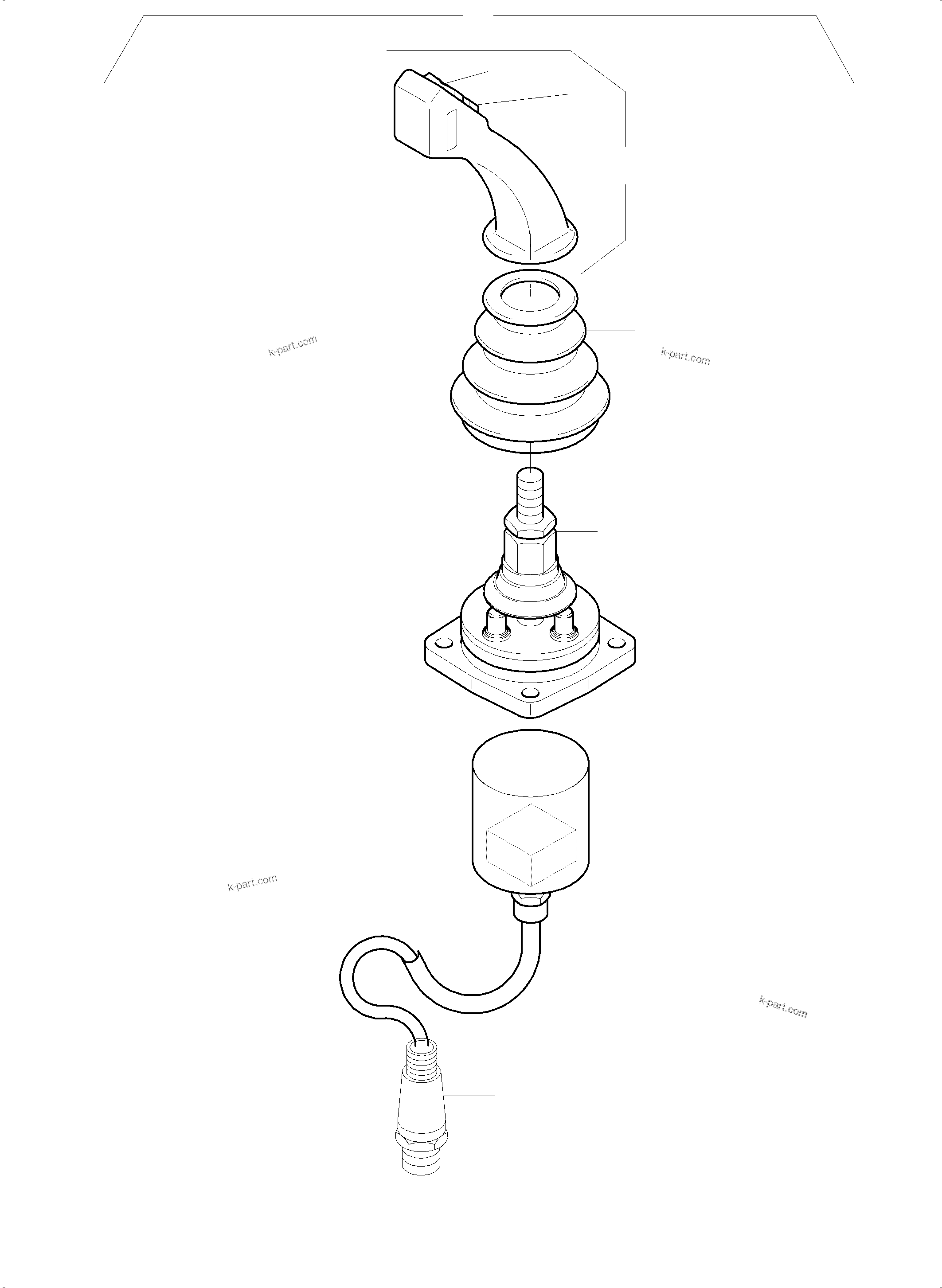 Komatsu parts book diagram for PC8000-6E S/N 12085: MANIPULATOR