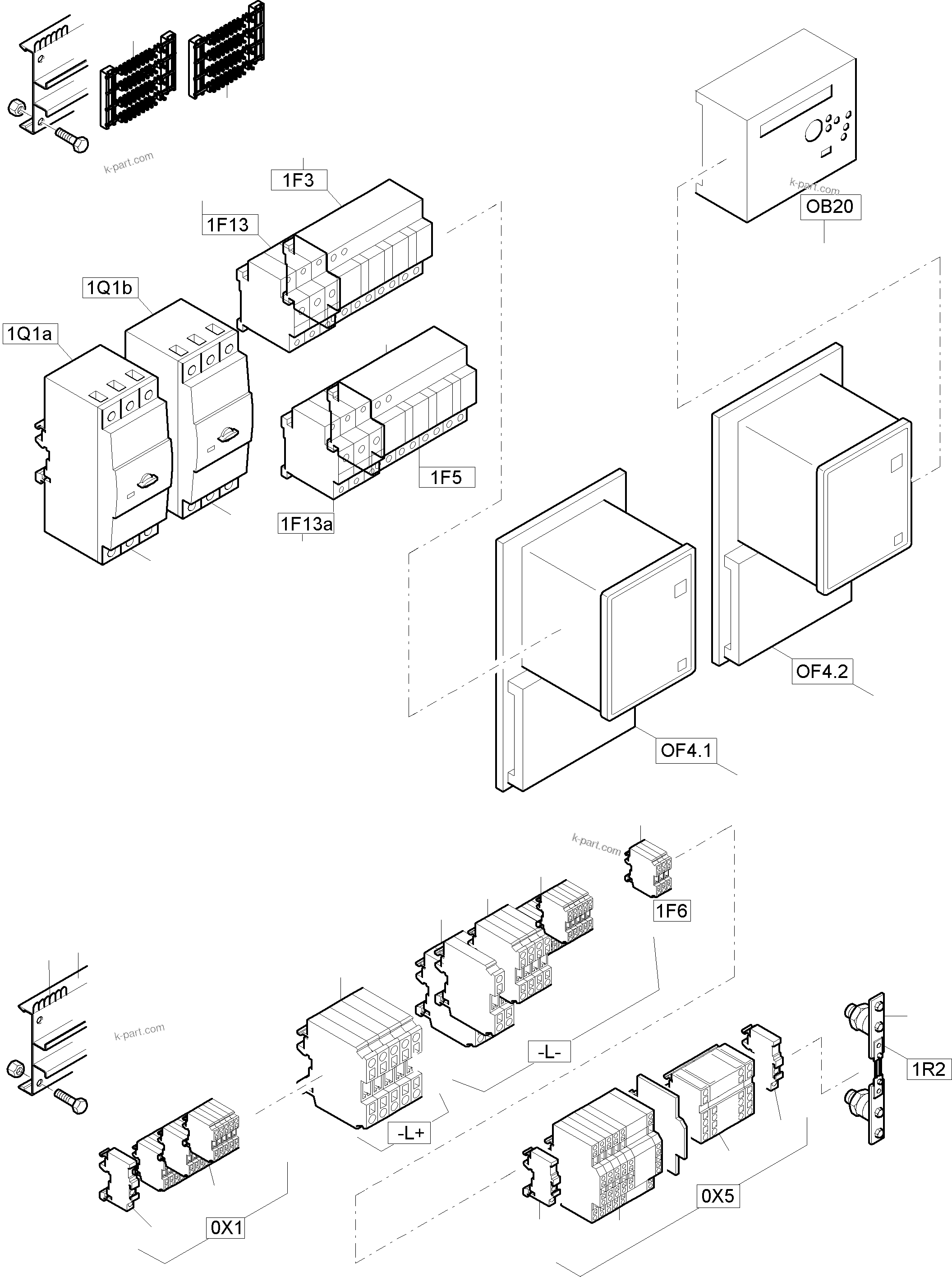 Komatsu parts book diagram for PC8000-6E S/N 12085: MOUNTING PLATE - CAB SUPPORT