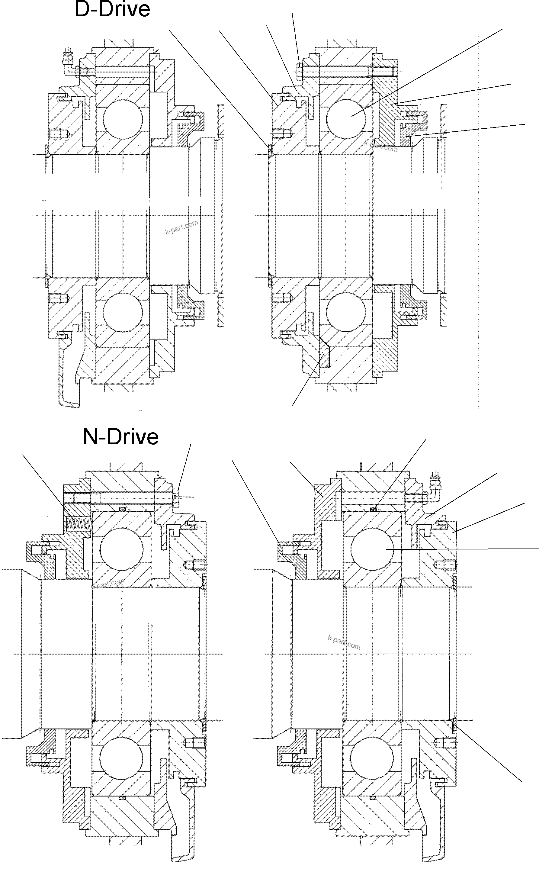Komatsu parts book diagram for PC8000-6E S/N 12085: ELECTRIC MOTOR