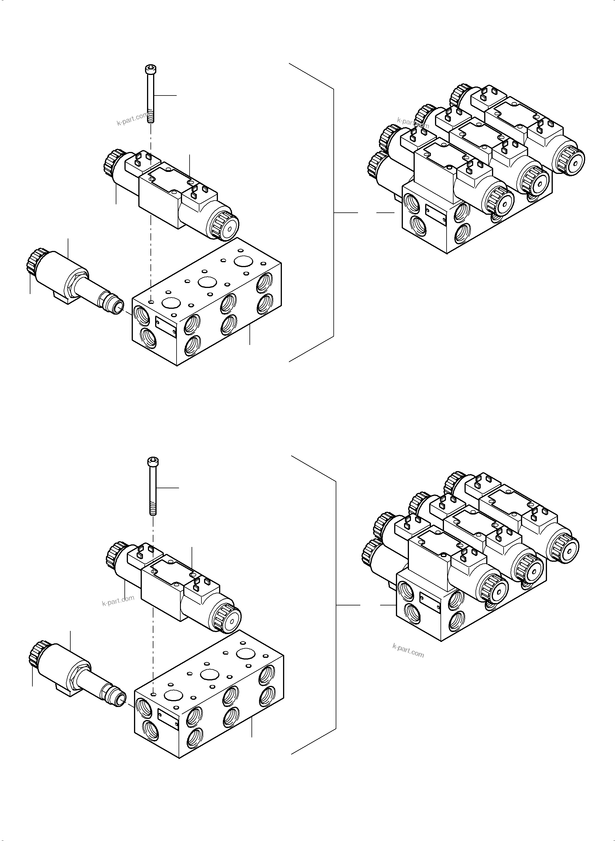 Komatsu parts book diagram for PC8000-6E S/N 12087: CONTROL PLATE