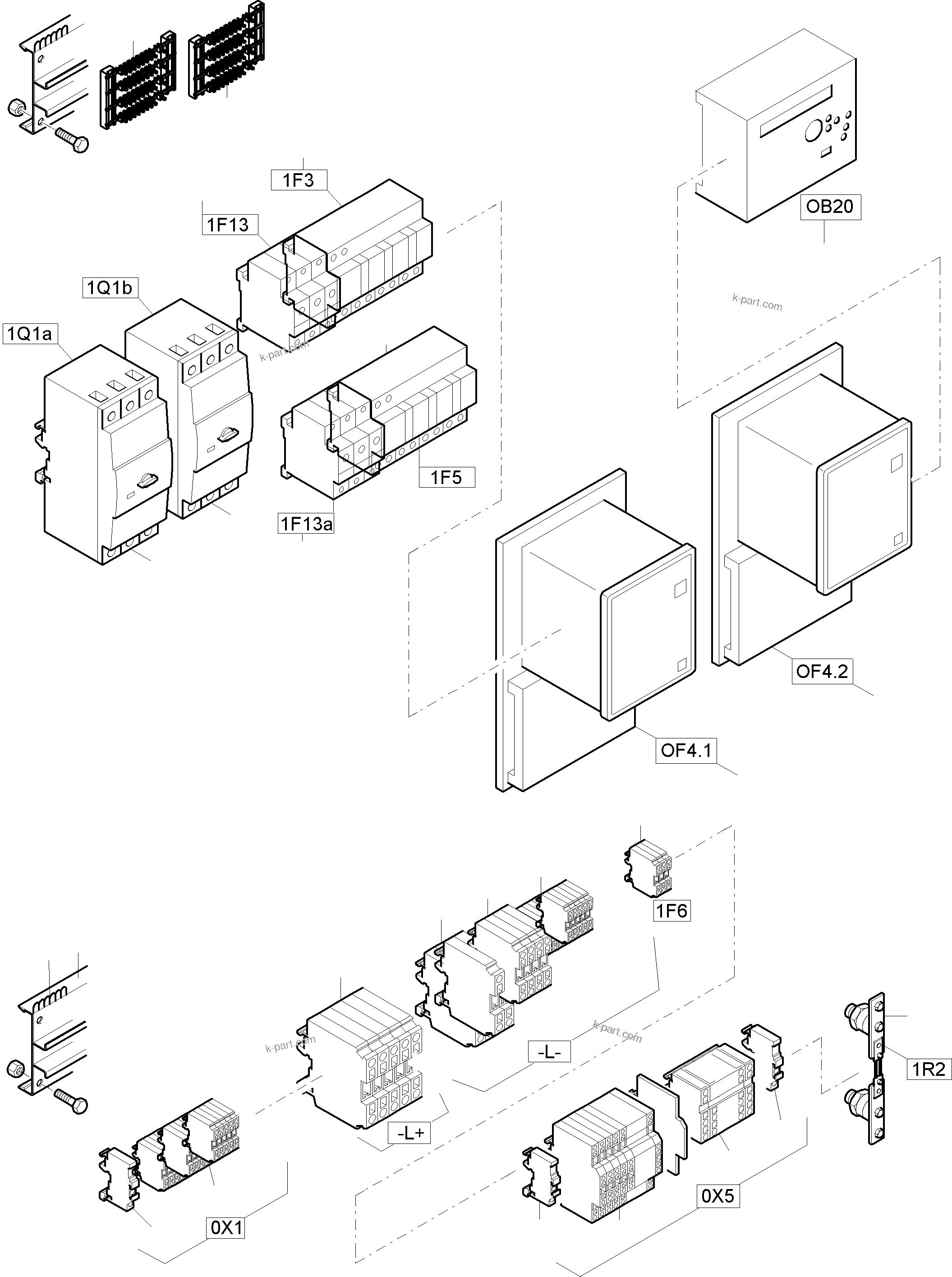 Komatsu parts book diagram for PC8000-6E S/N 12087: MOUNTING PLATE - CAB SUPPORT