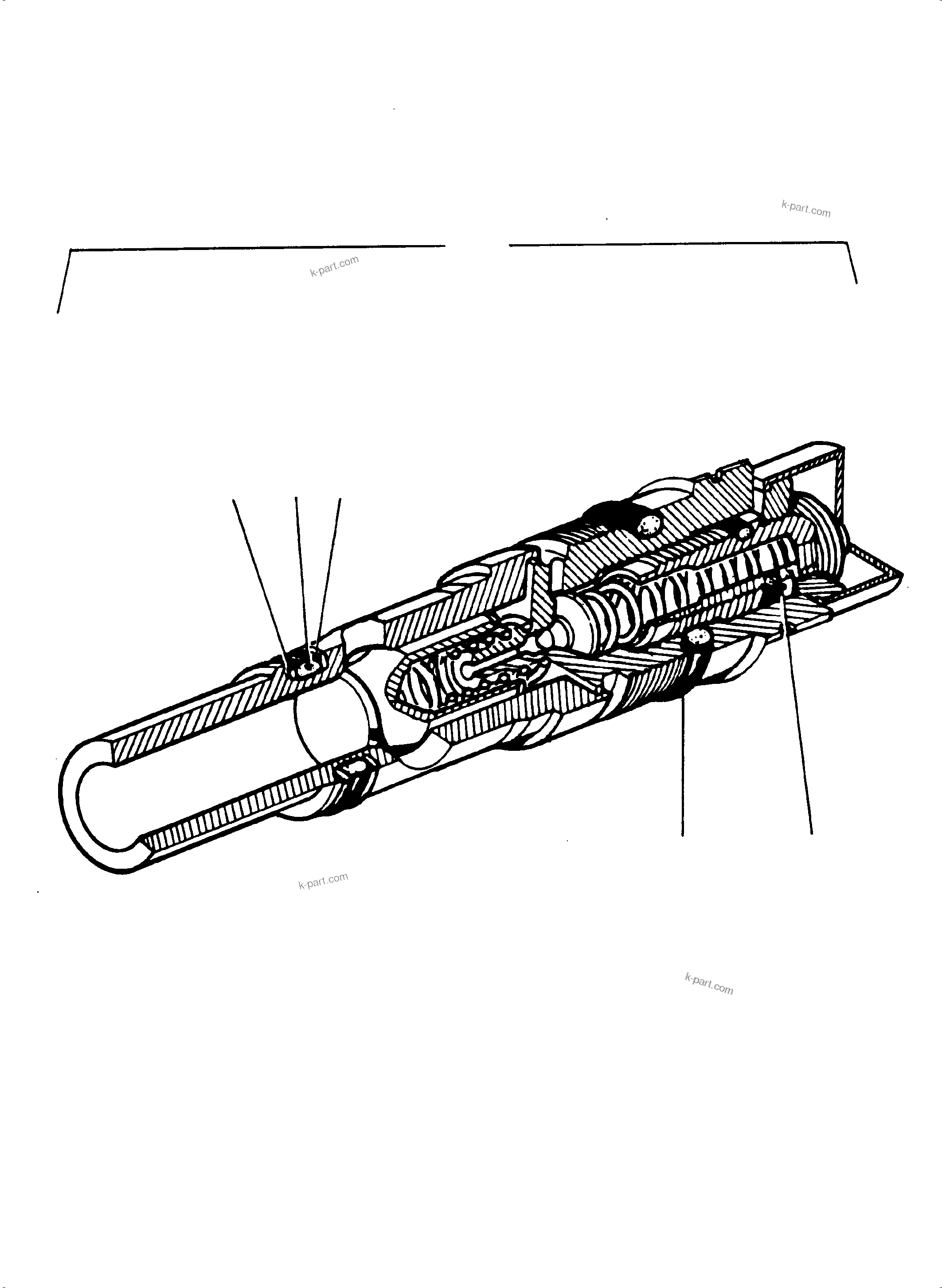 Komatsu parts book diagram for PC8000-6E S/N 12088: PRESSURE RELIEF VALVE, PRE-CONTROLLED