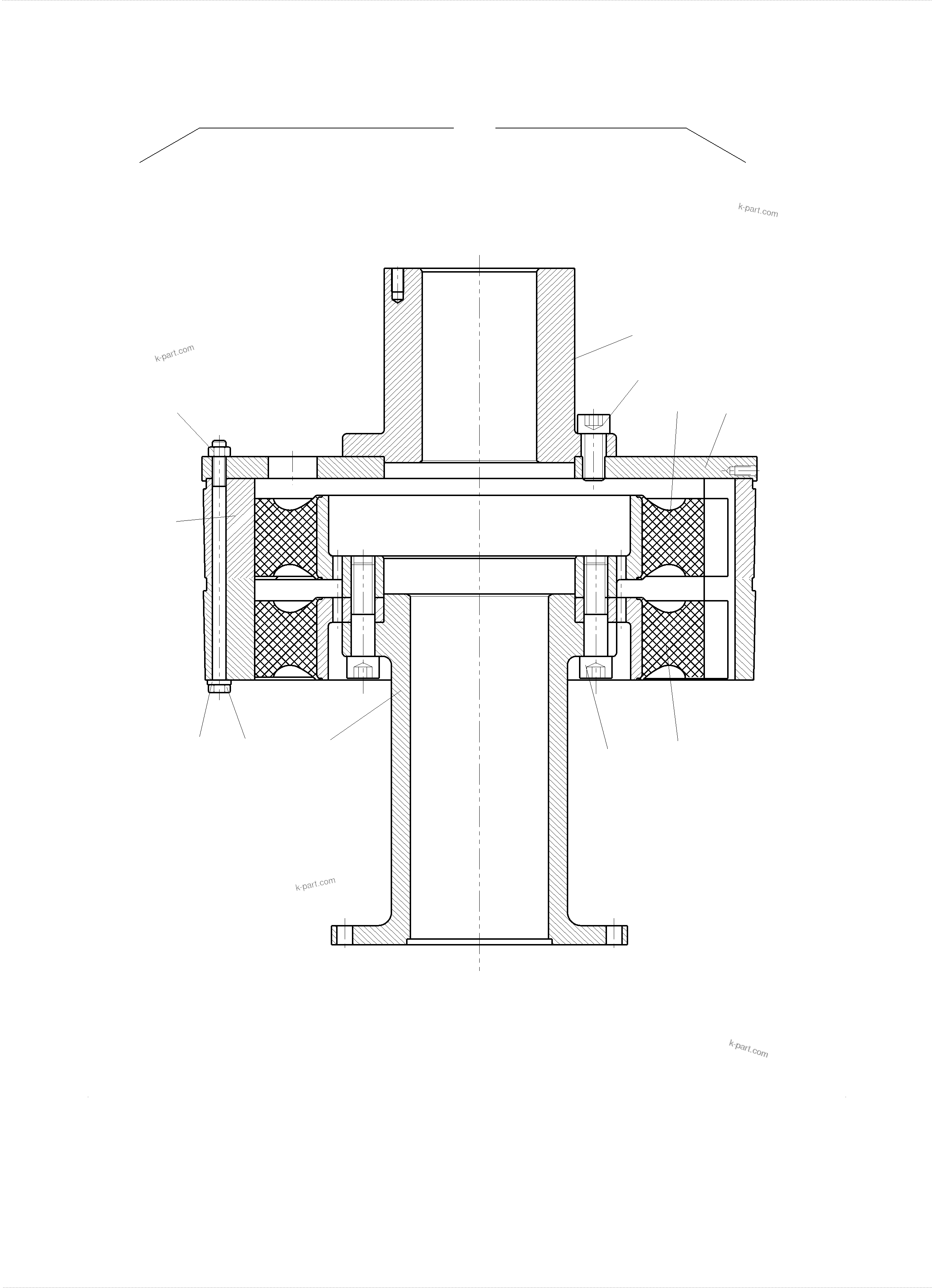 Komatsu parts book diagram for PC8000-6E S/N 12088: COUPLING