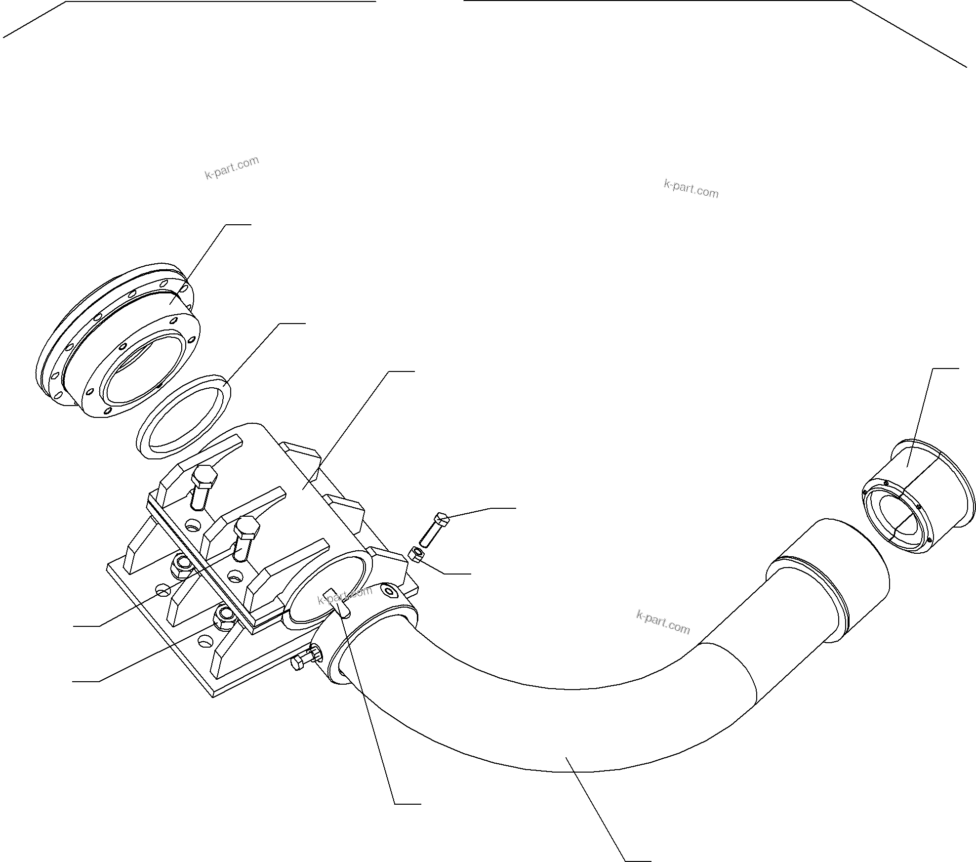 Komatsu parts book diagram for PC8000-6E S/N 12088: DRUM BEARING - PINIONEND